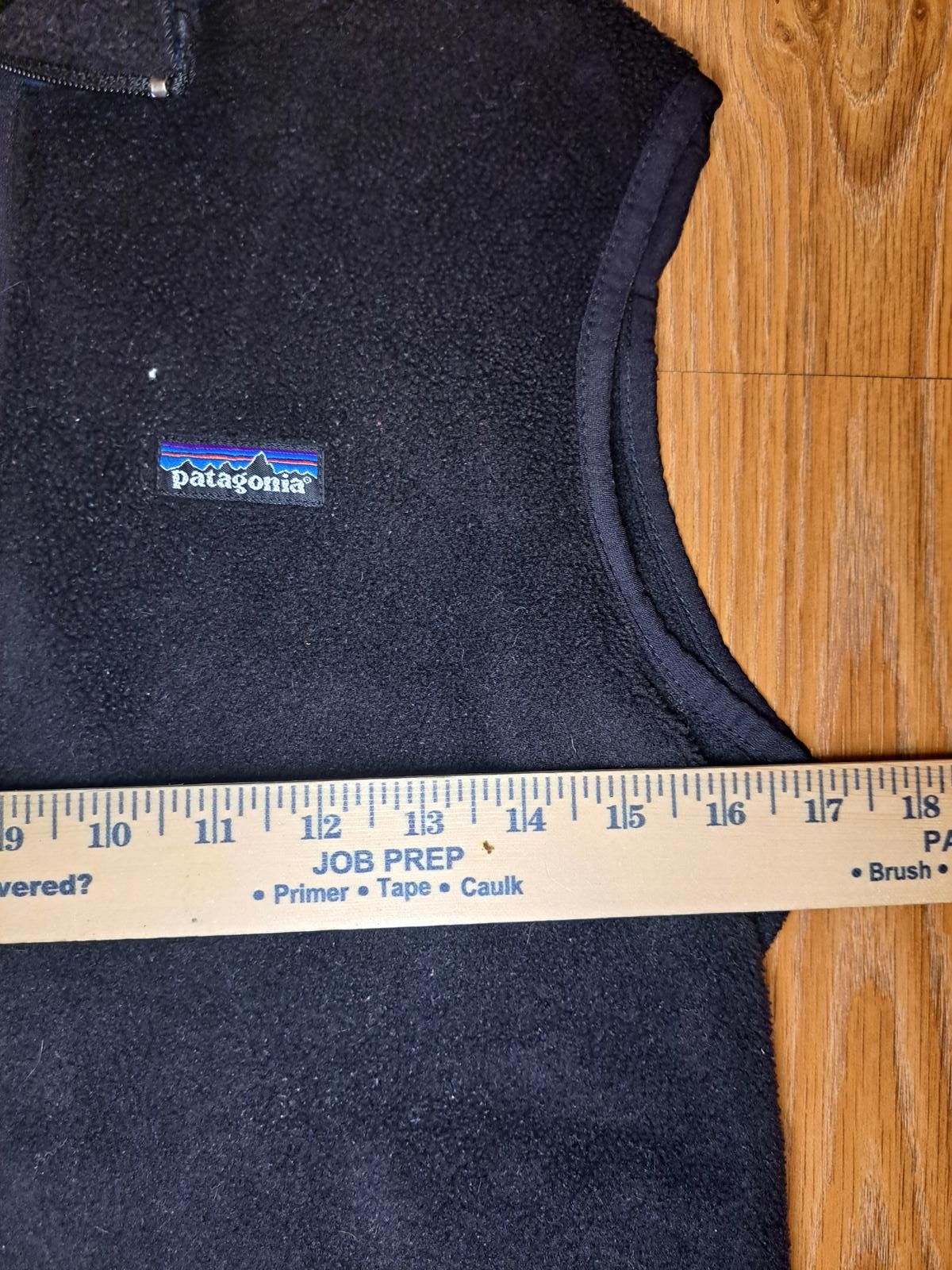 Patagonia VINTAGE Patagonia Vest Fleece Jacket Mens Medium Black Blue Size US M / EU 48-50 / 2 - 7 Thumbnail