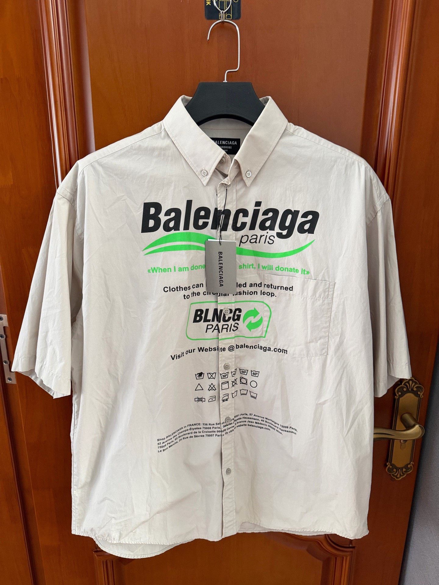 Balenciaga Balenciaga Shirt s Men Size US S / EU 44-46 / 1 - 1 Thumbnail