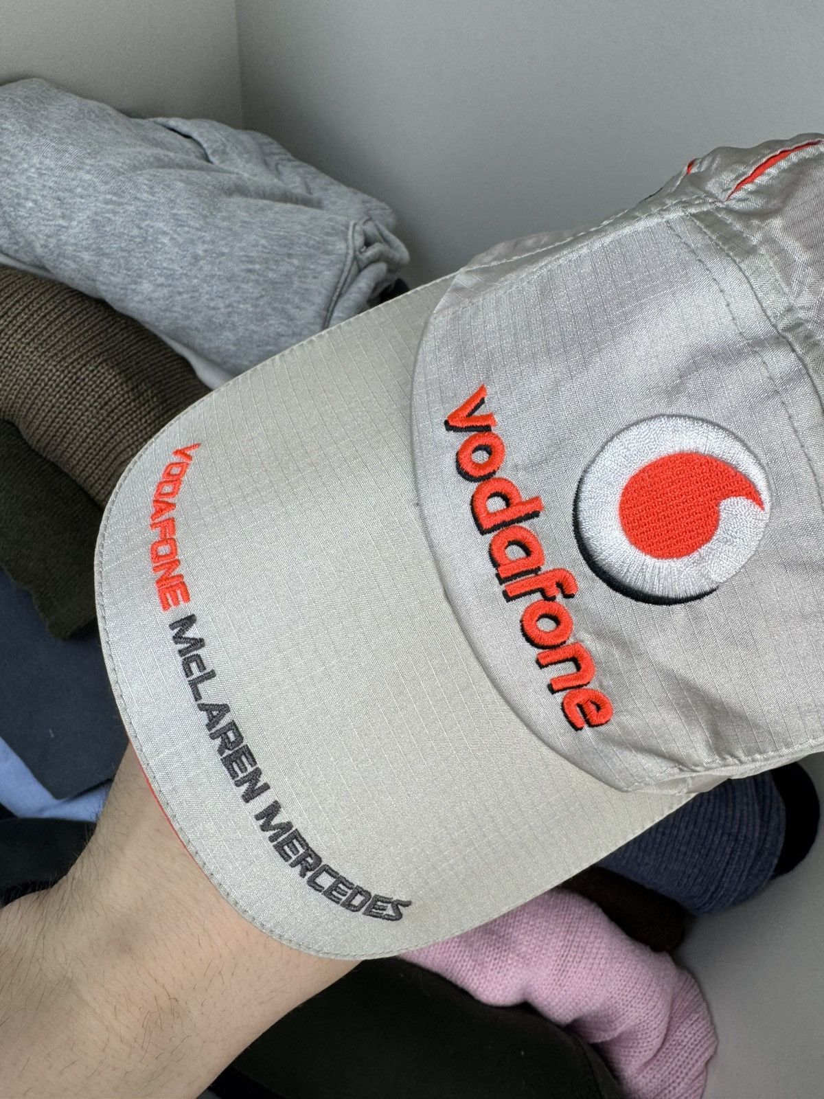 Mercedes-Benz Vintage Vodafone McLaren Mercedes F1 Team Cap Size ONE SIZE - 7 Thumbnail