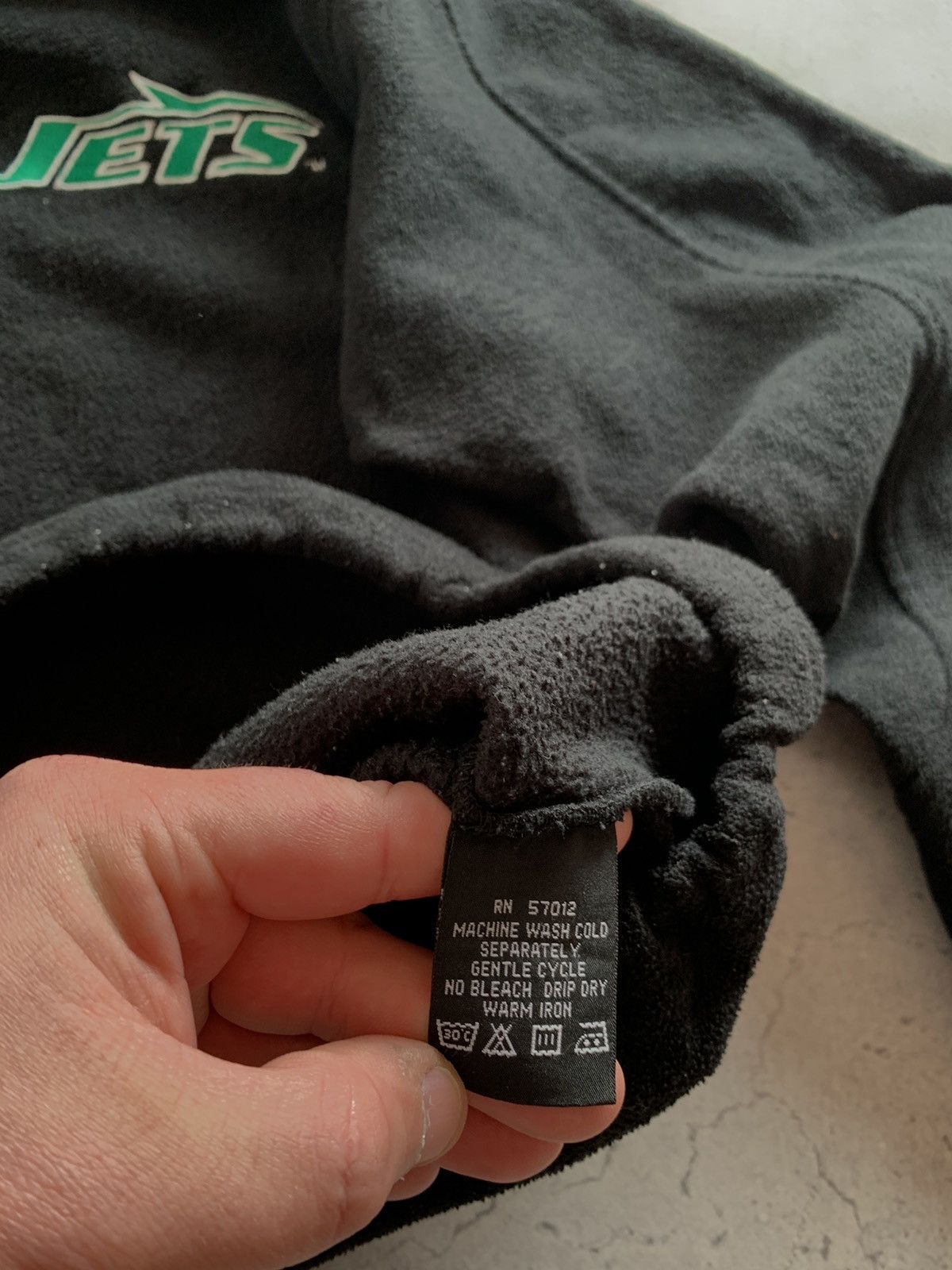 Mirage VTG 90’s Mirage New York Jets NFL Fleece 1/4 Pullover Size US M / EU 48-50 / 2 - 6 Thumbnail