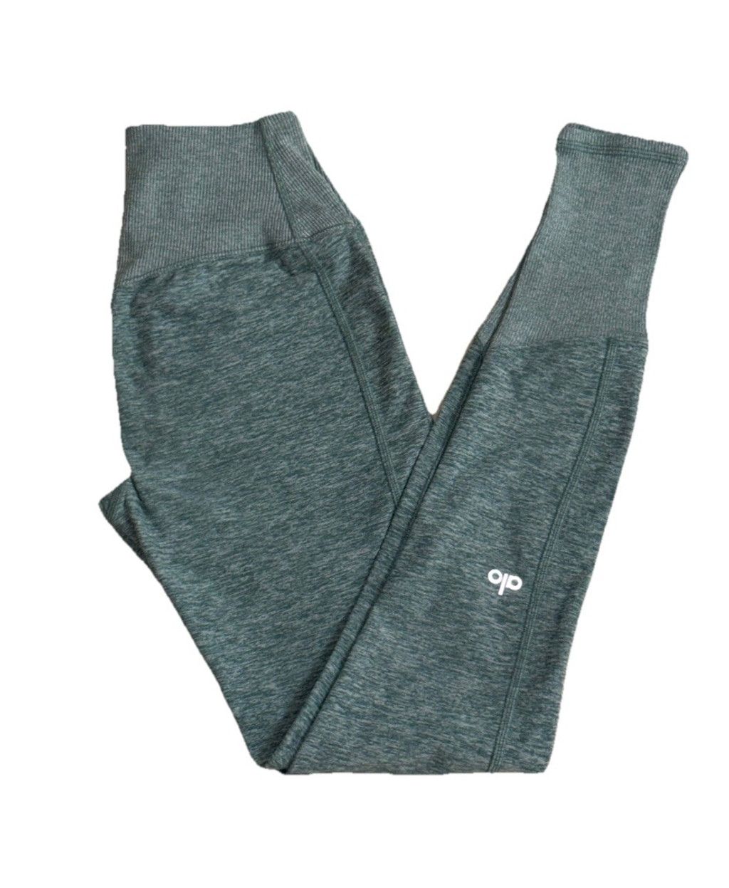 Alo Yoga ALO YOGA HIGH WAIST ALOSOFT LOUNGE LEGGING 27”LIGHT GREEN XS Size 26" / US 2 / IT 38 - 1 Thumbnail