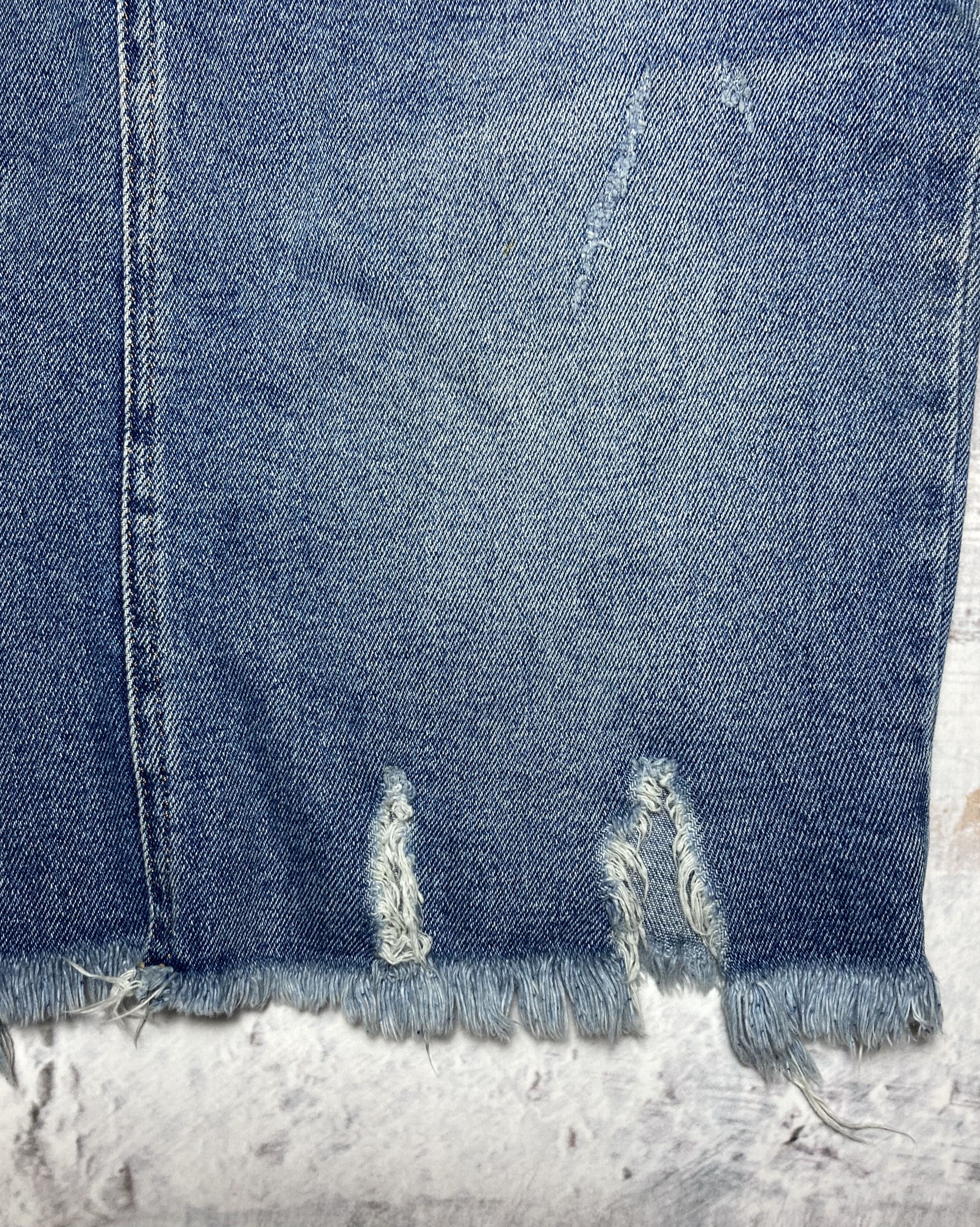 Japanese Brand Vintage Jeans Skirt Women's Size 29 Size 29" - 4 Thumbnail