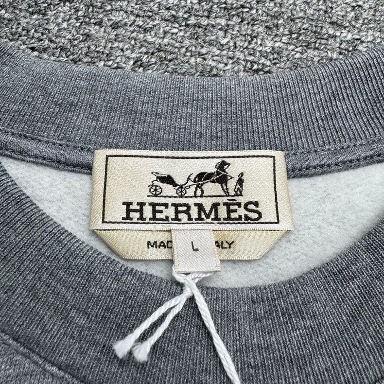 Hermes Hermes 24 FW graphic printed sweatshirt Size US L / EU 52-54 / 3 - 2 Thumbnail