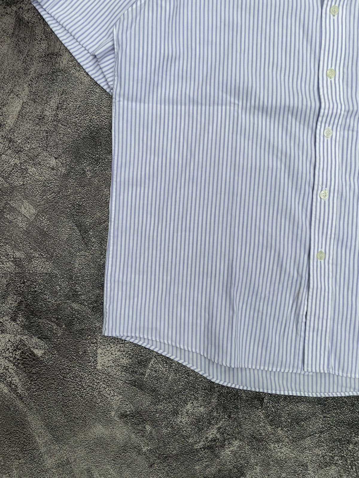 Balenciaga Balenciaga Striped Shirt Single Pocket Size US L / EU 52-54 / 3 - 3 Thumbnail