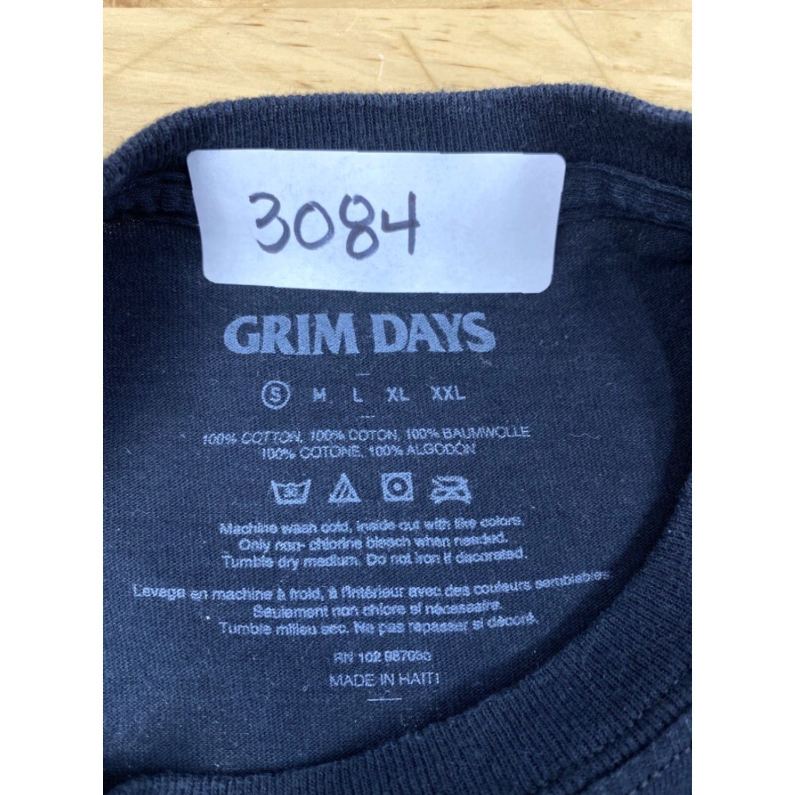 Vintage Grim Days Grim Days Skull T Shirt Black Small Mens Crew Neck Short Sleeve Graphic Logo 3084 Size US S / EU 44-46 / 1 - 5 Thumbnail