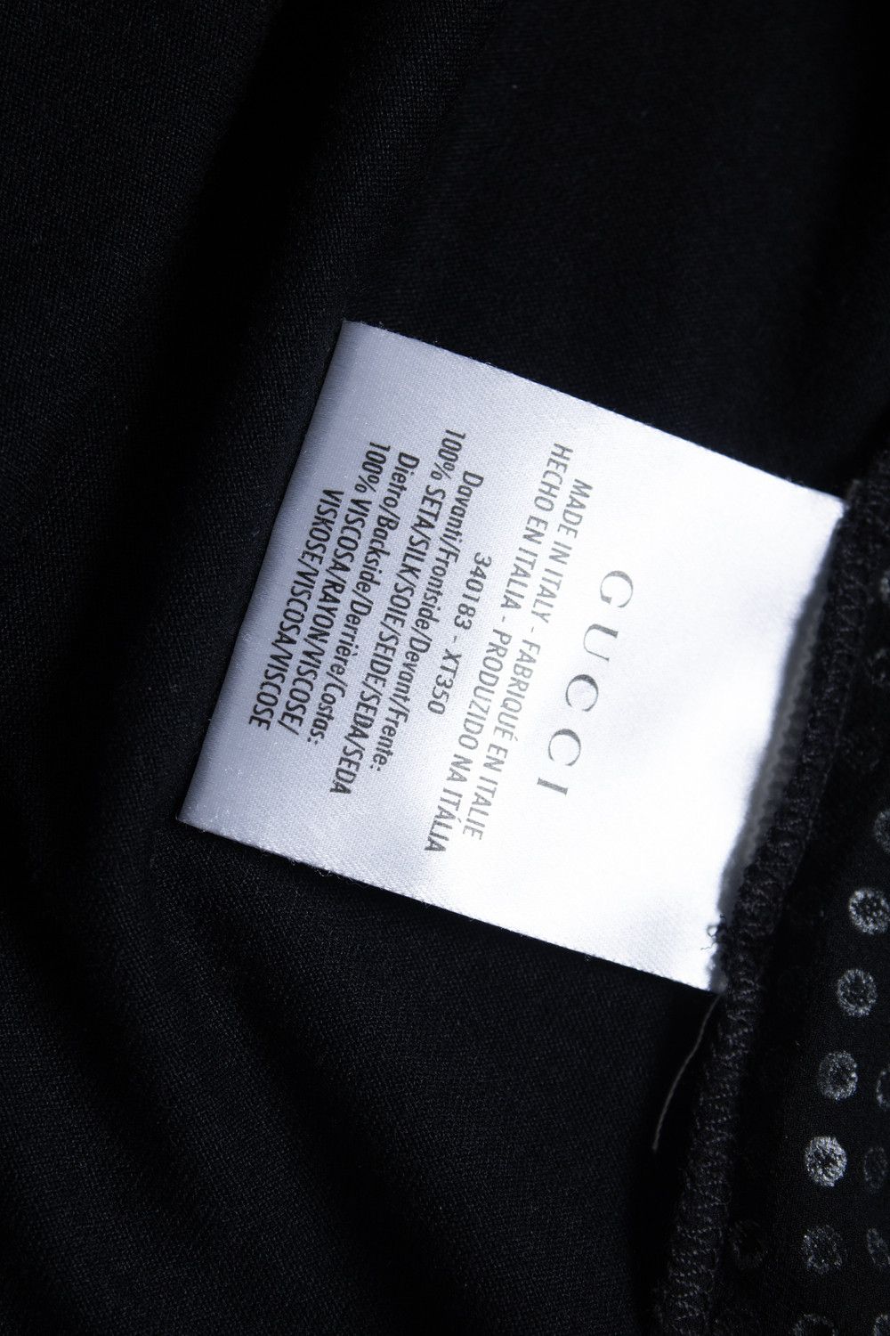 Gucci Gucci, black sleeveless top with rhinestones Size S / US 4 / IT 40 - 6 Thumbnail