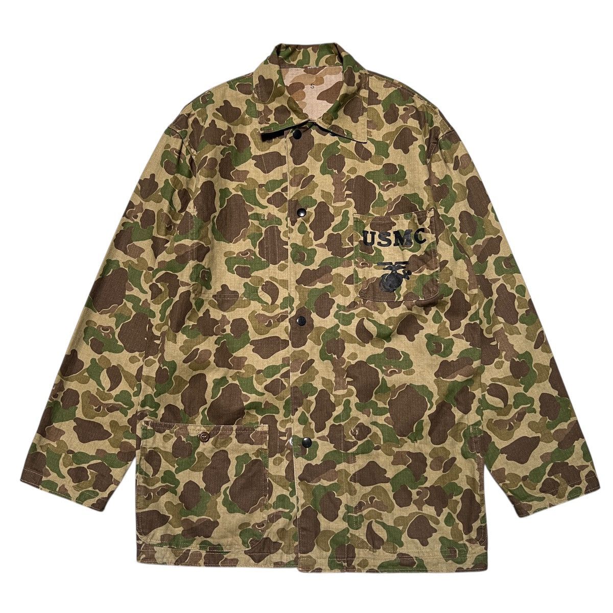 Vintage 🔥 VINTAGE REPRO USMC FROGSKIN REVERSIBLE MILITARY JACKET Size US S / EU 44-46 / 1 - 1 Thumbnail