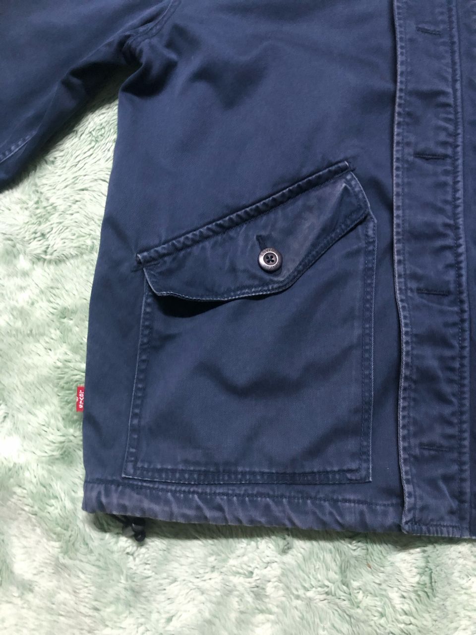 Japanese Brand × Levi's × Levi's Vintage Clothing LEVI'S HEAVY COTTON HOODED JACKET SUNFADED FADED Size US M / EU 48-50 / 2 - 8 Thumbnail