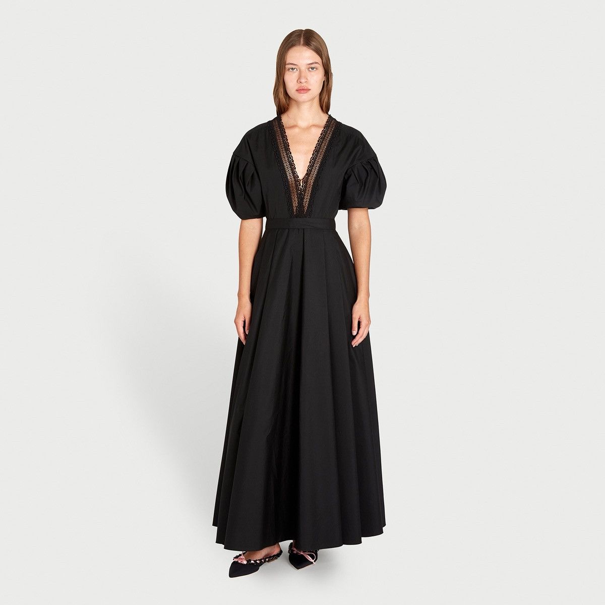 Giambattista Valli Black Midi Dress