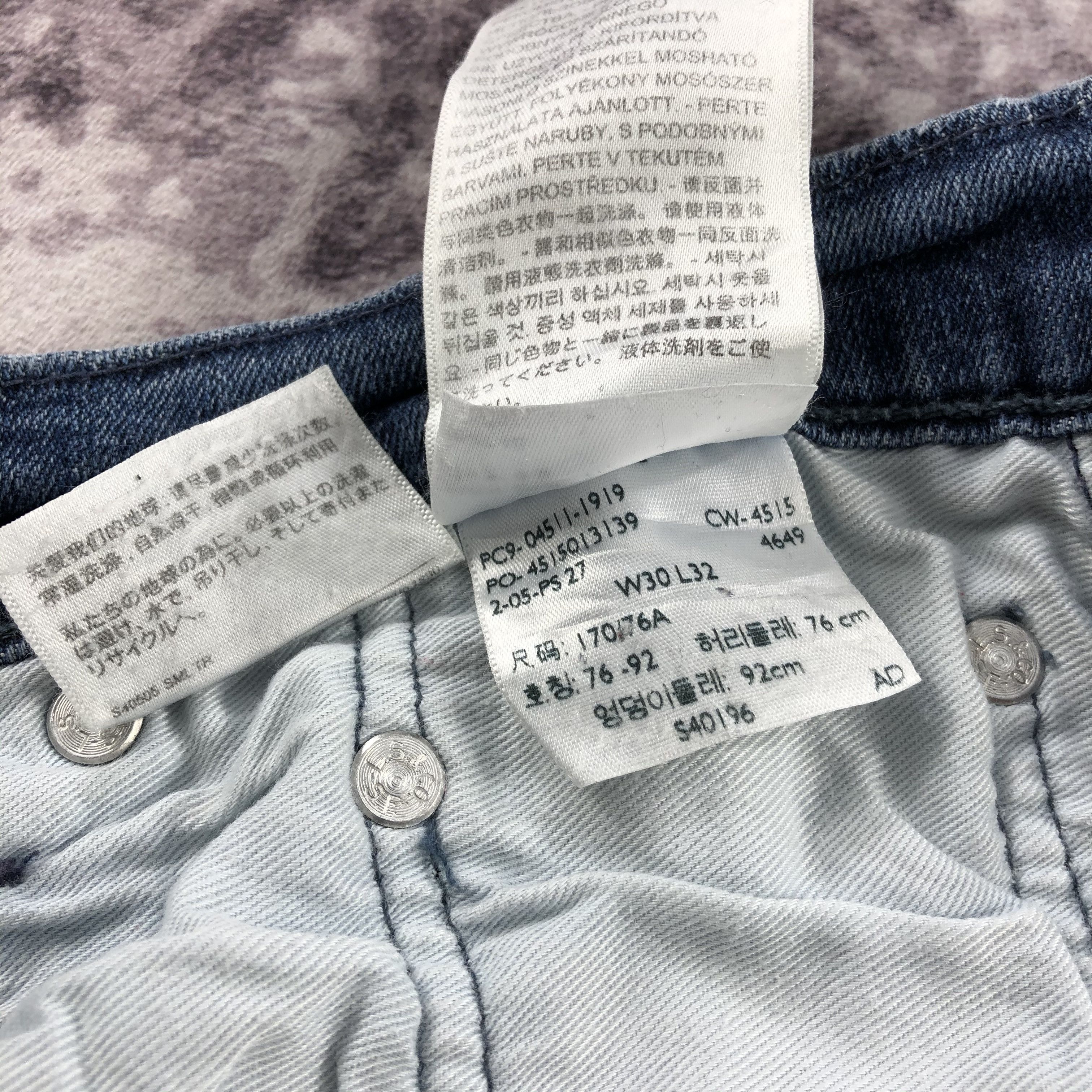 Levi's × Vintage Vintage Blue Wash Levis 501 Jeans-JM2305 Size US 30 / EU 46 - 11 Thumbnail