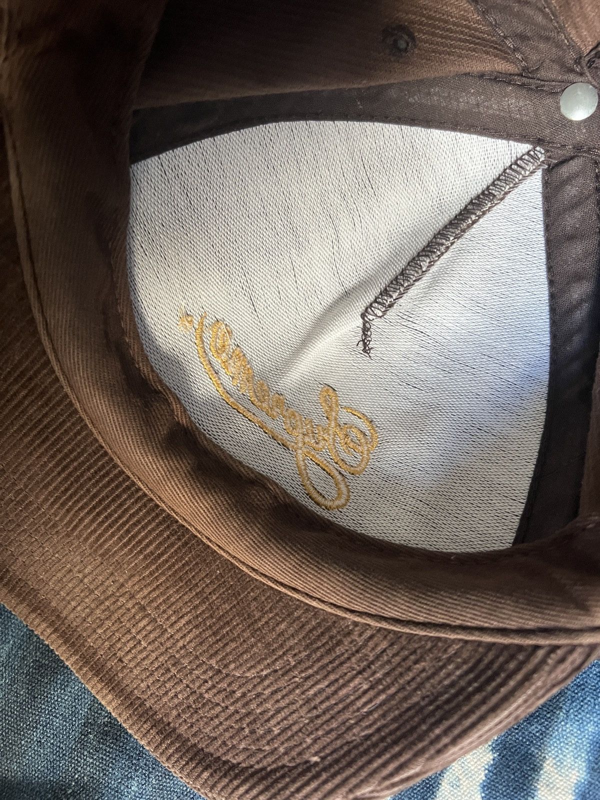 Supreme Supreme Archive 1st Script logo cord 5P cap OS Size ONE SIZE - 9 Thumbnail
