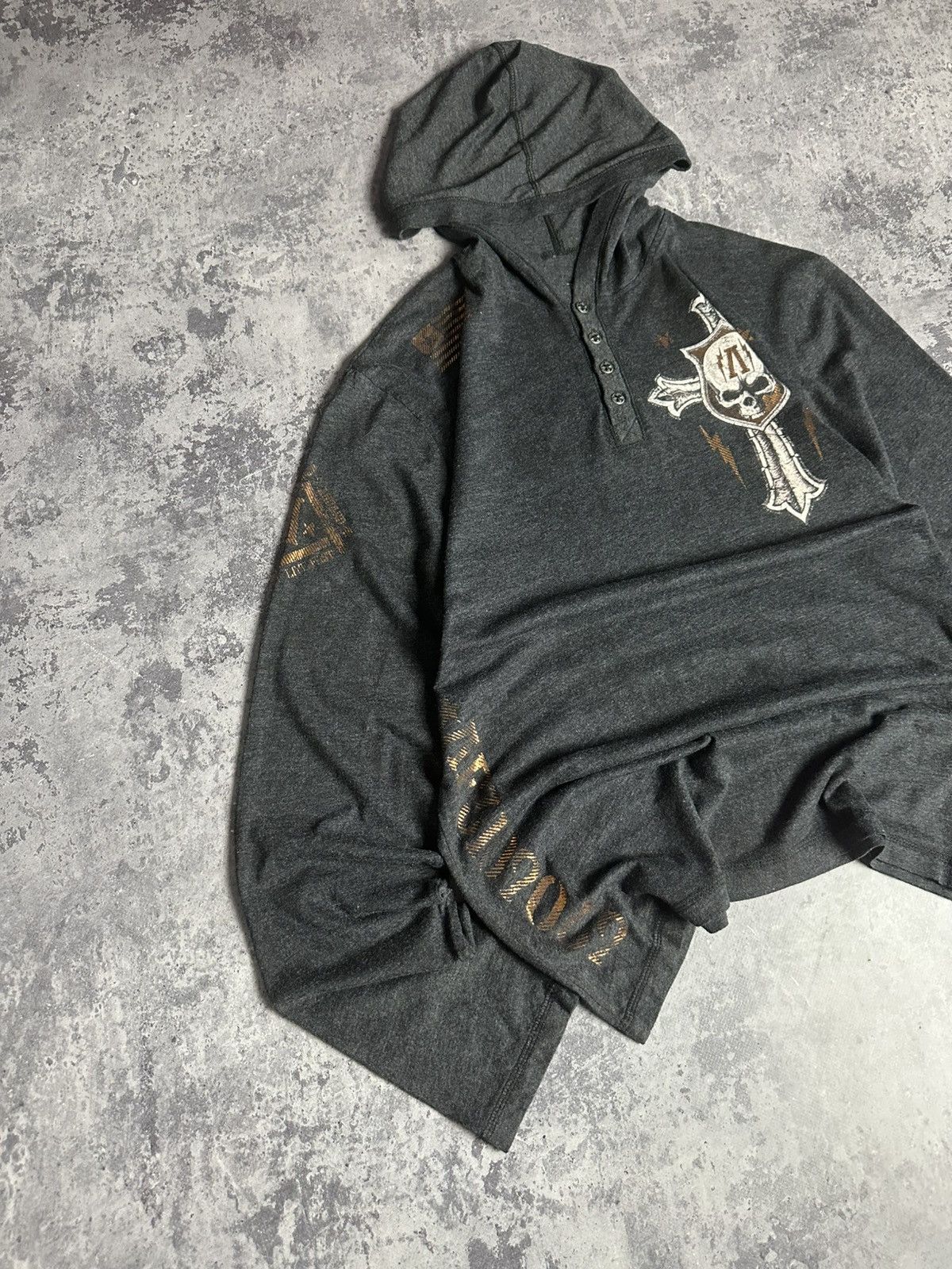 Affliction Crazy rare cyber y2k affliction longsleeve shirt Size US S / EU 44-46 / 1 - 6 Thumbnail