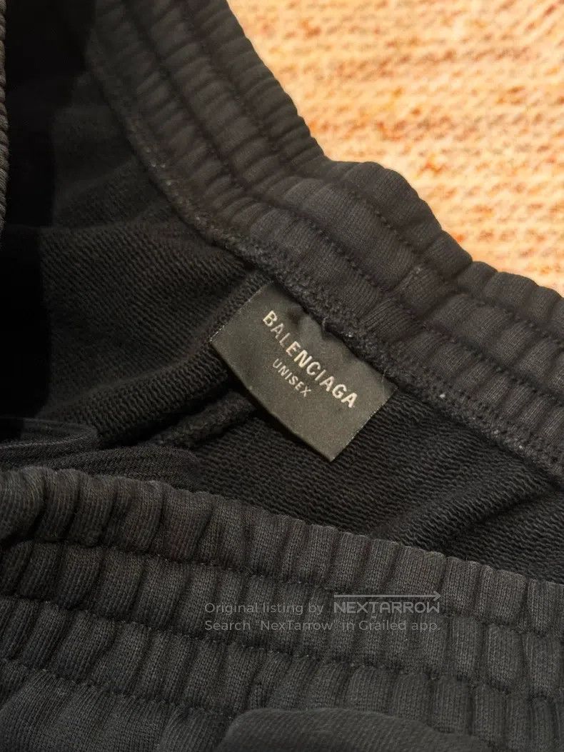 Balenciaga Balenciaga size XS Black Splatter Logo Baggy Trousers - XS Size US 27 - 3 Thumbnail
