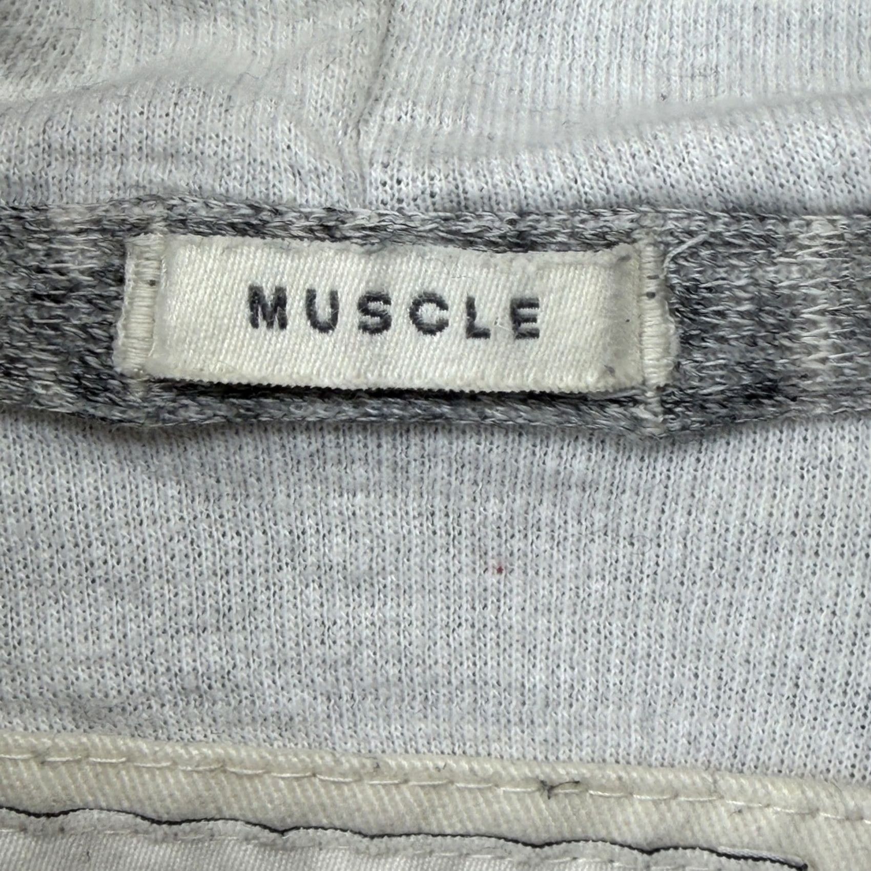 Abercrombie & Fitch Abercrombie & Fitch Mens M Muscle Fit Full Zip Hoodie Grey Marled Moose Logo Size US M / EU 48-50 / 2 - 6 Thumbnail