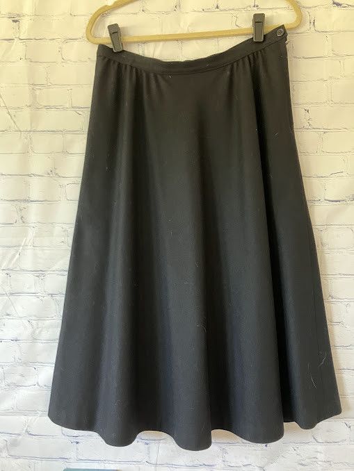 Pendleton Vintage Pendleton Black 100% Virgin Wool Maxi Skirt sz 14 Size 36" / US 14 / IT 50 - 3 Thumbnail