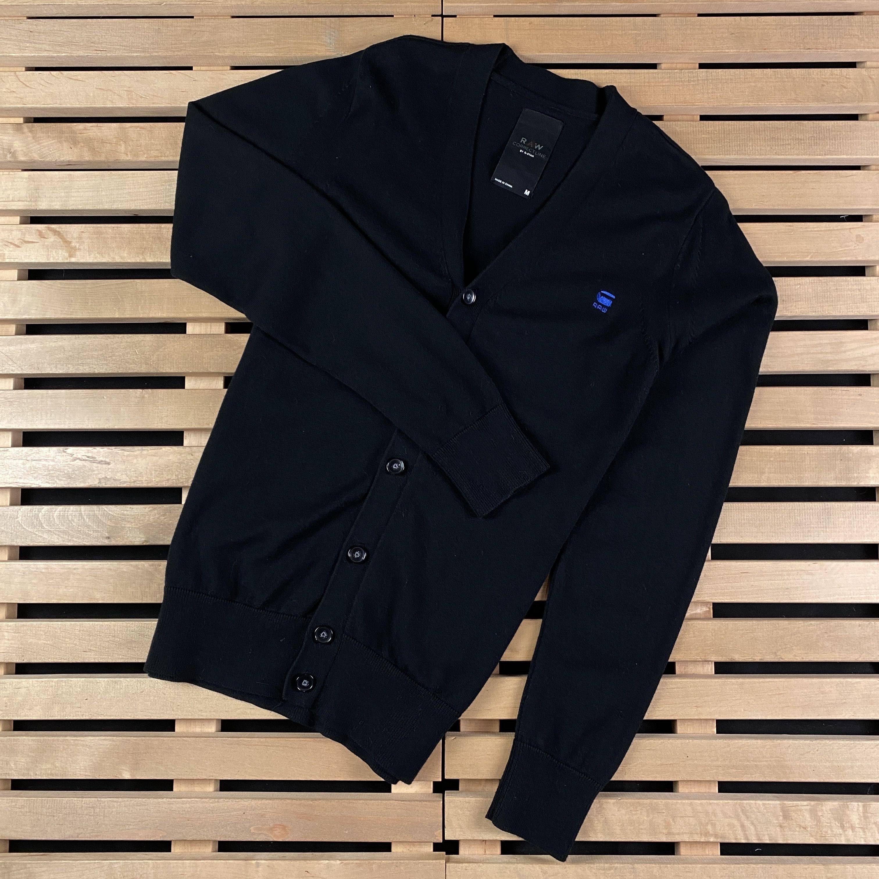 G-Star Men’s Sweater Cardigan G-Star Raw Size M Black Size US M / EU 48-50 / 2 - 1 Thumbnail