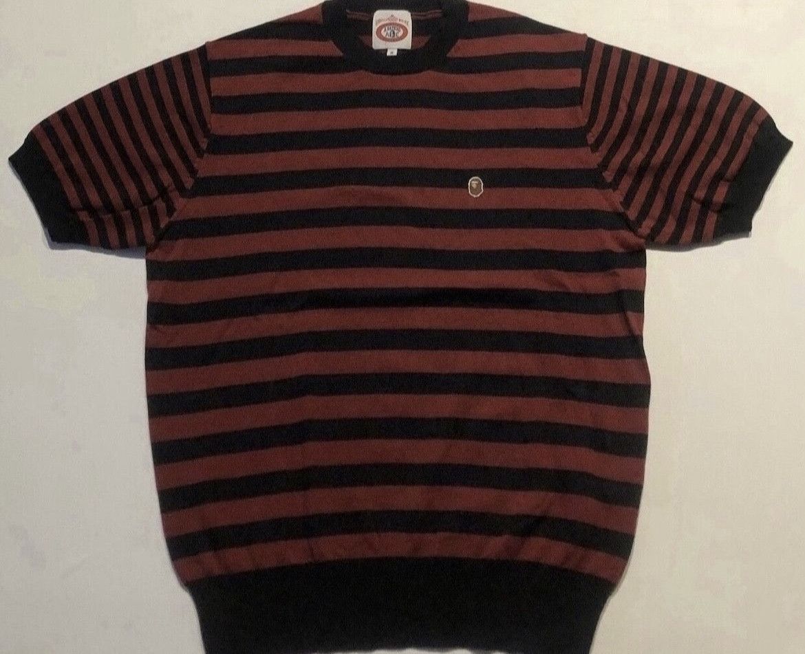 Bape Bape logo crew neck sweater Size US M / EU 48-50 / 2 - 1 Thumbnail