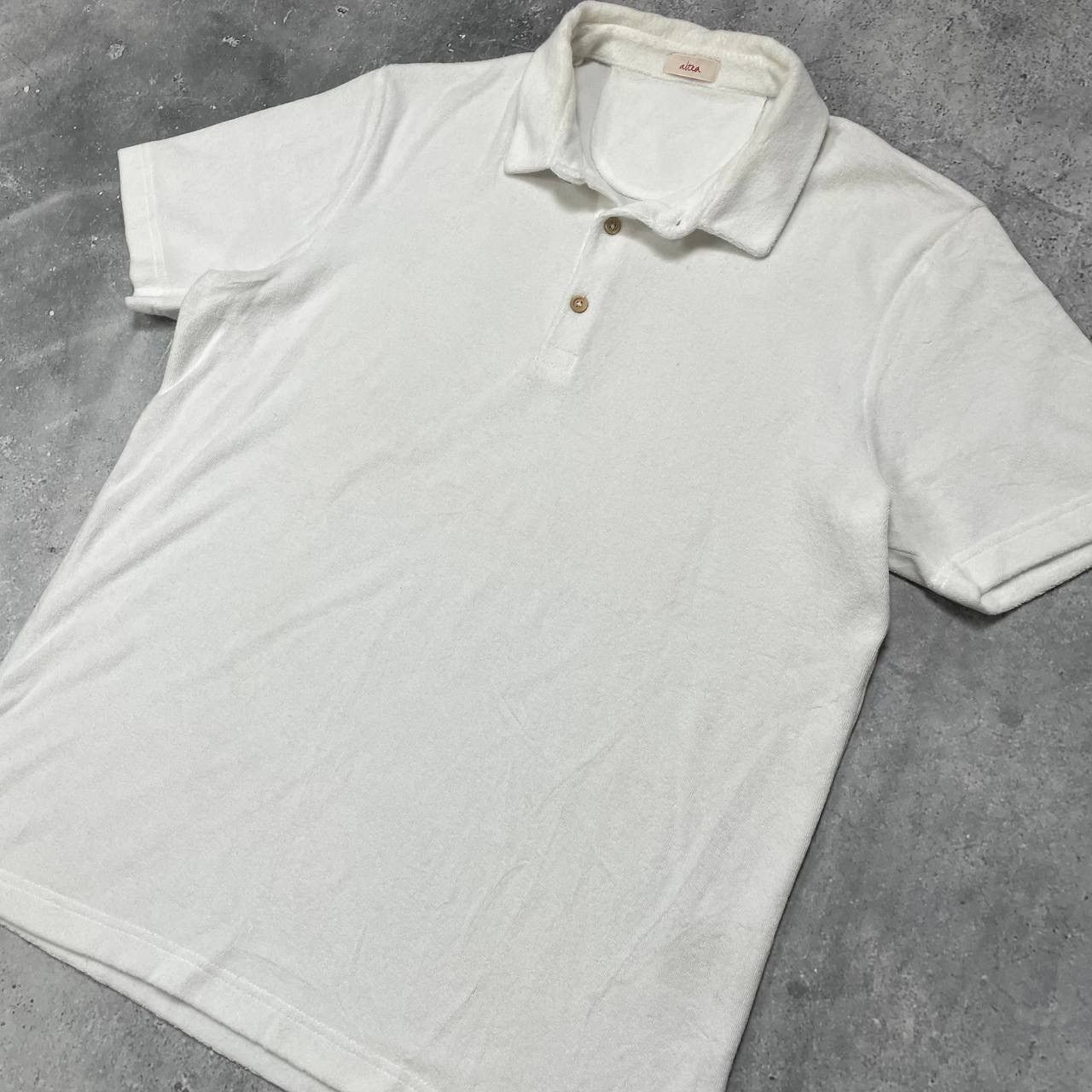 Altea Altea Terry Towelling Polo Shirt White Size L Size US L / EU 52-54 / 3 - 2 Thumbnail