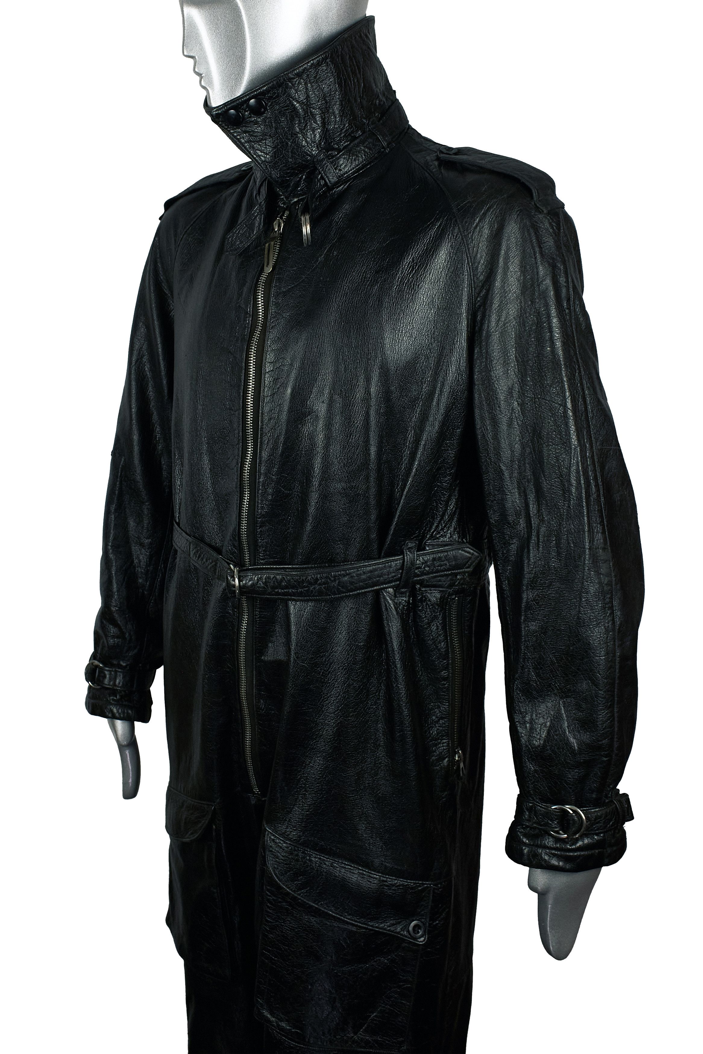 Vintage 1940's Golay Sports leather jumpsuit motorcycle overalls Size US M / EU 48-50 / 2 - 5 Thumbnail