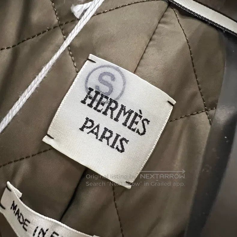 Hermes Hermes Solid Color Lapel Long Sleeve Jacket Size XS / US 0-2 / IT 36-38 - 3 Thumbnail