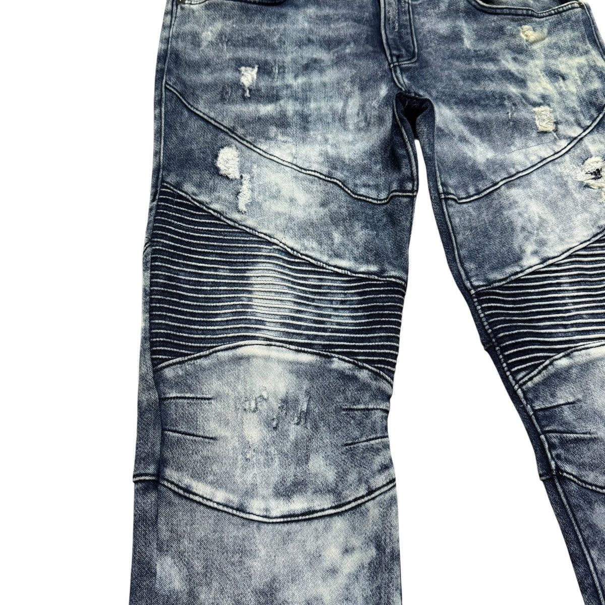 True Religion True Religion Rocco Denim Biker Jeans Size US 34 / EU 50 - 9 Thumbnail