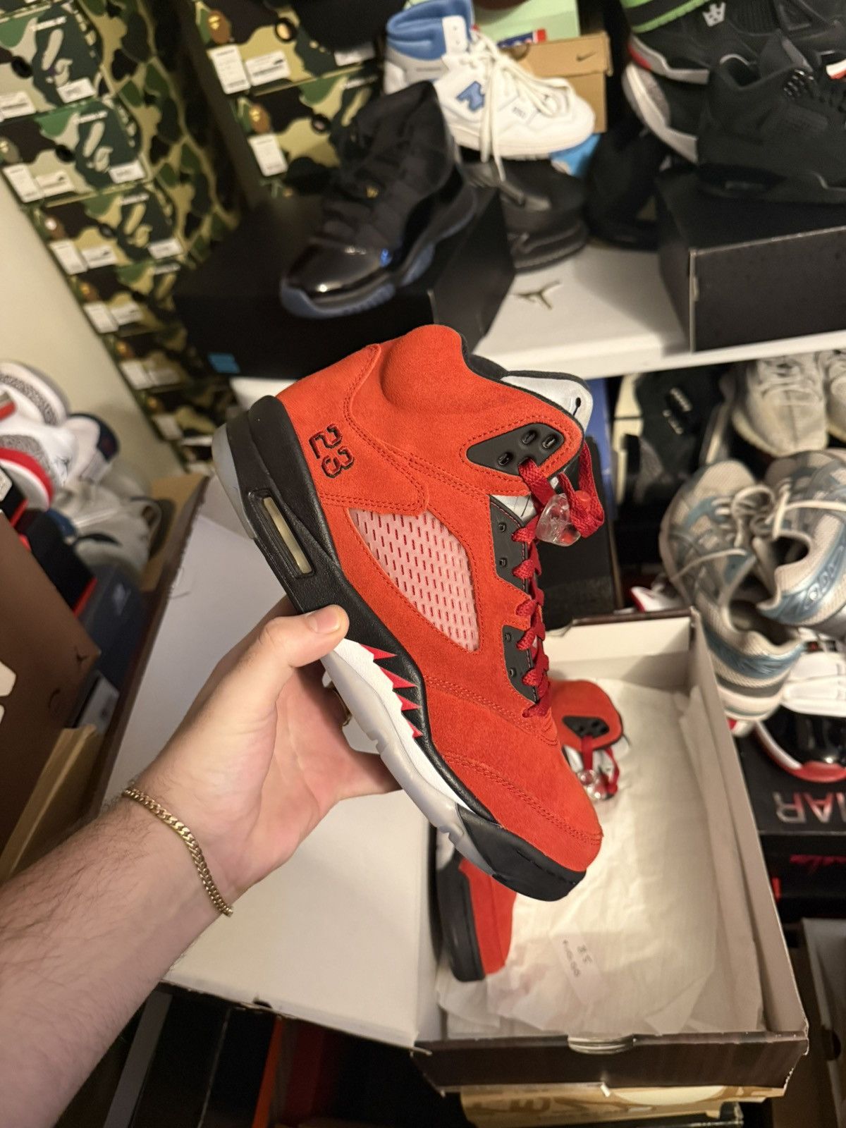 Jordan Brand Jordan retro 5 raging bull sz 8.5 Size US 8.5 / EU 41-42 - 1 Thumbnail