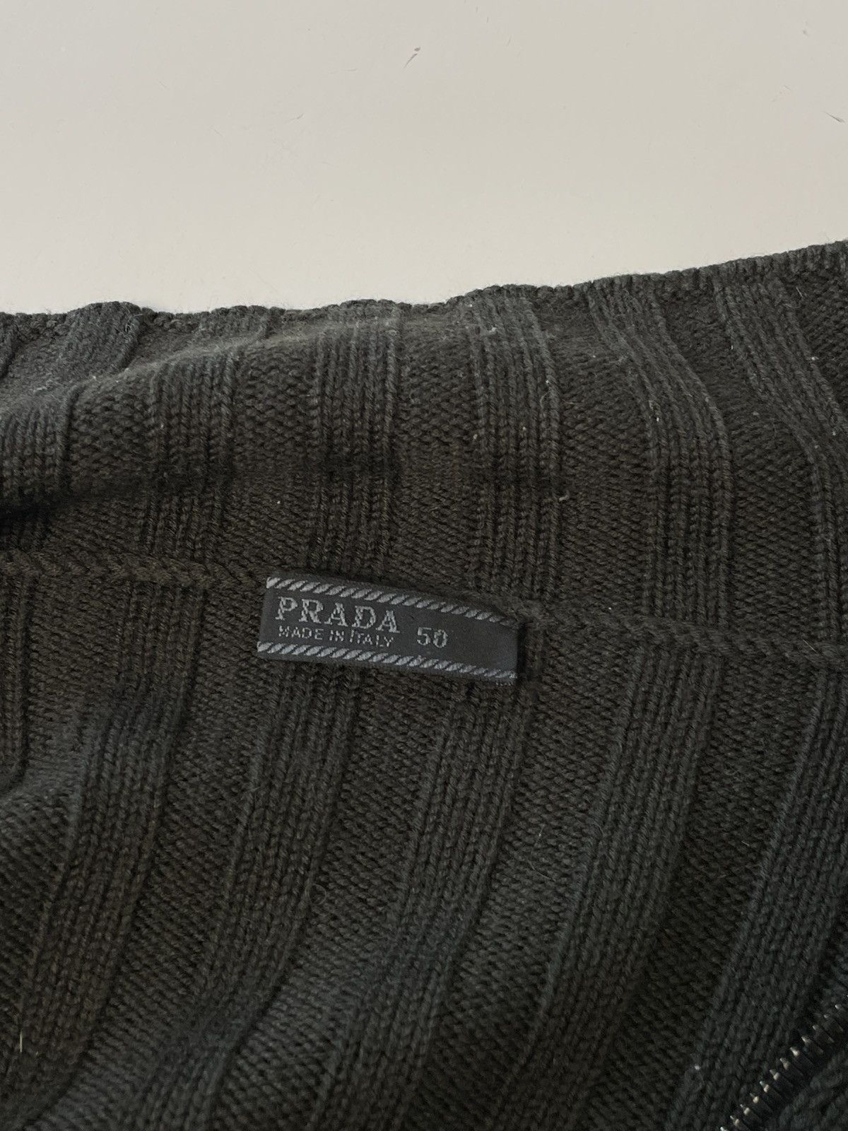 Prada Prada 2000s Wool Zip Sweater Size US M / EU 48-50 / 2 - 6 Thumbnail