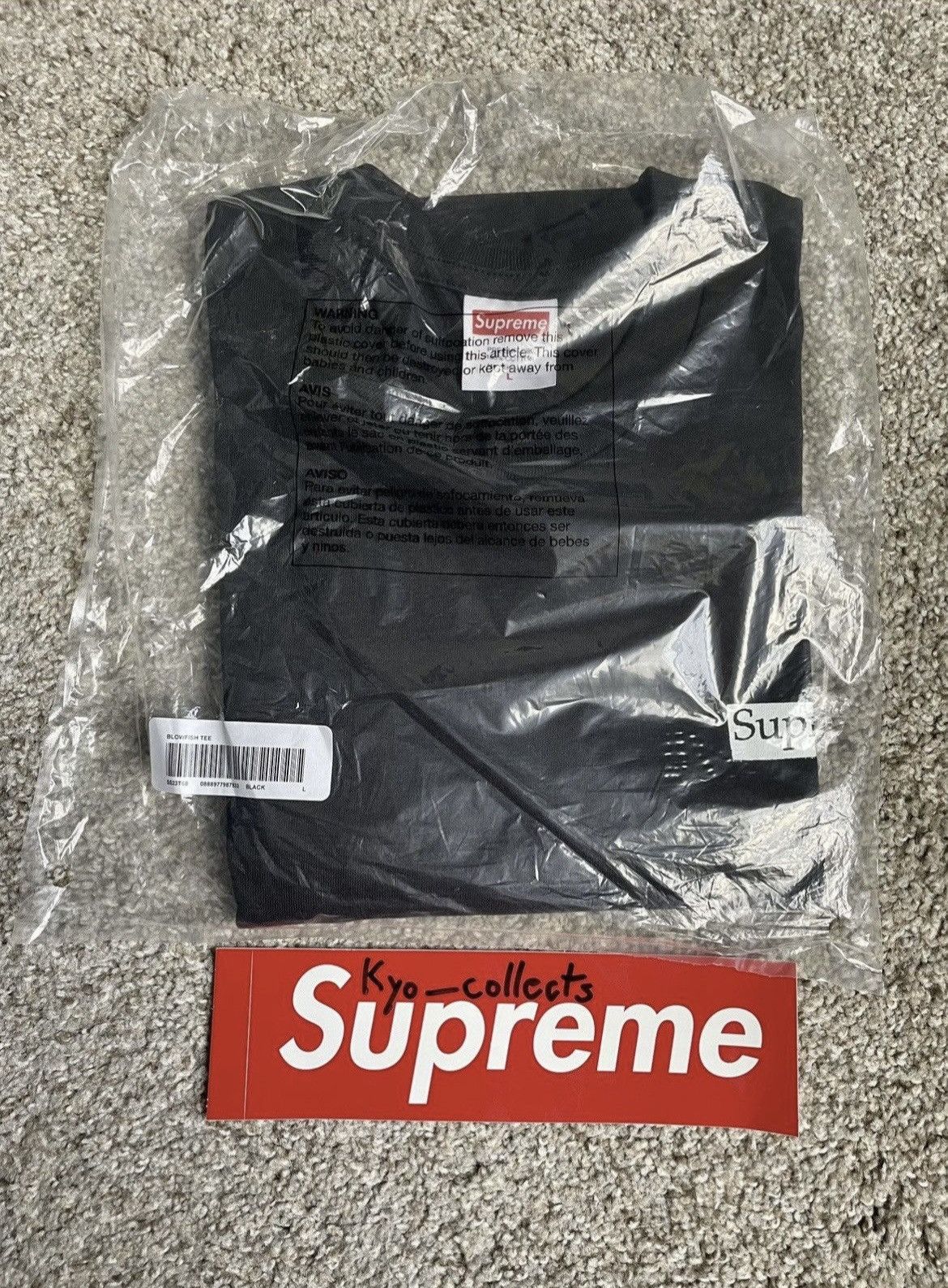 Supreme Blowfish tee Size US L / EU 52-54 / 3 - 3 Thumbnail