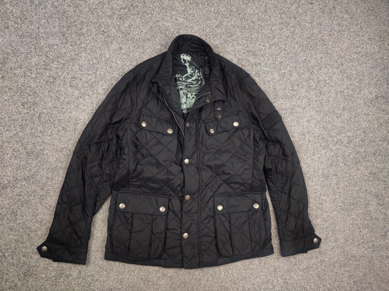 Barbour Barbour International Ariel Black Adult quilted Jacket Size US L / EU 52-54 / 3 - 2 Thumbnail