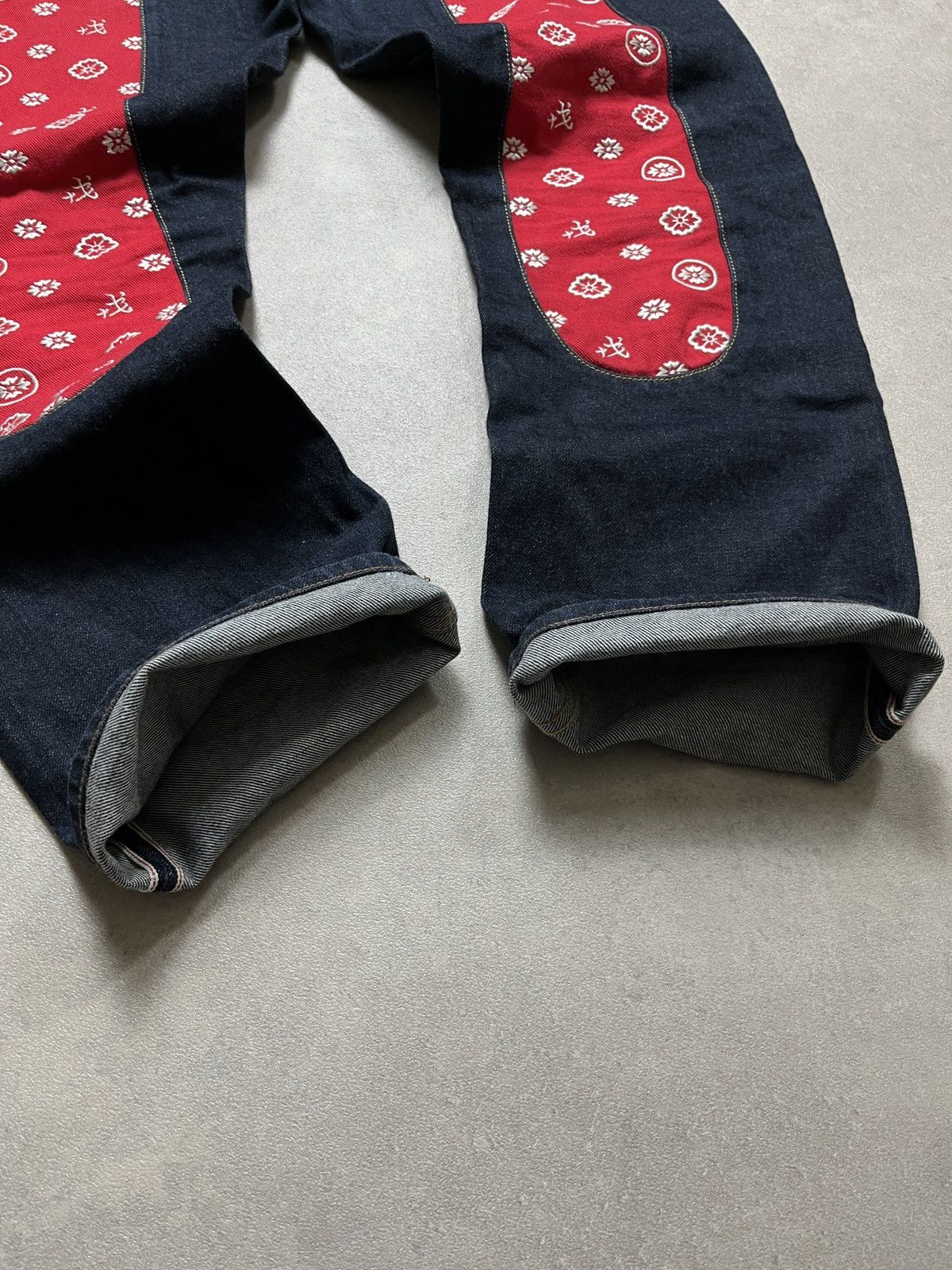Evisu Evisu Big Embroidered Daicock Selvedge Jeans Size US 33 - 9 Thumbnail