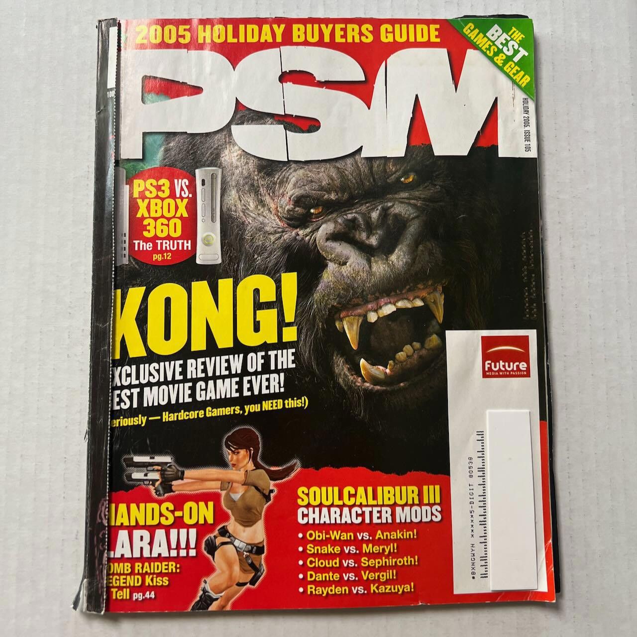 Playstation PSM Magazine #105 Holiday 2005 Retro Gaming Guide w/ Poster! Size ONE SIZE - 2 Thumbnail