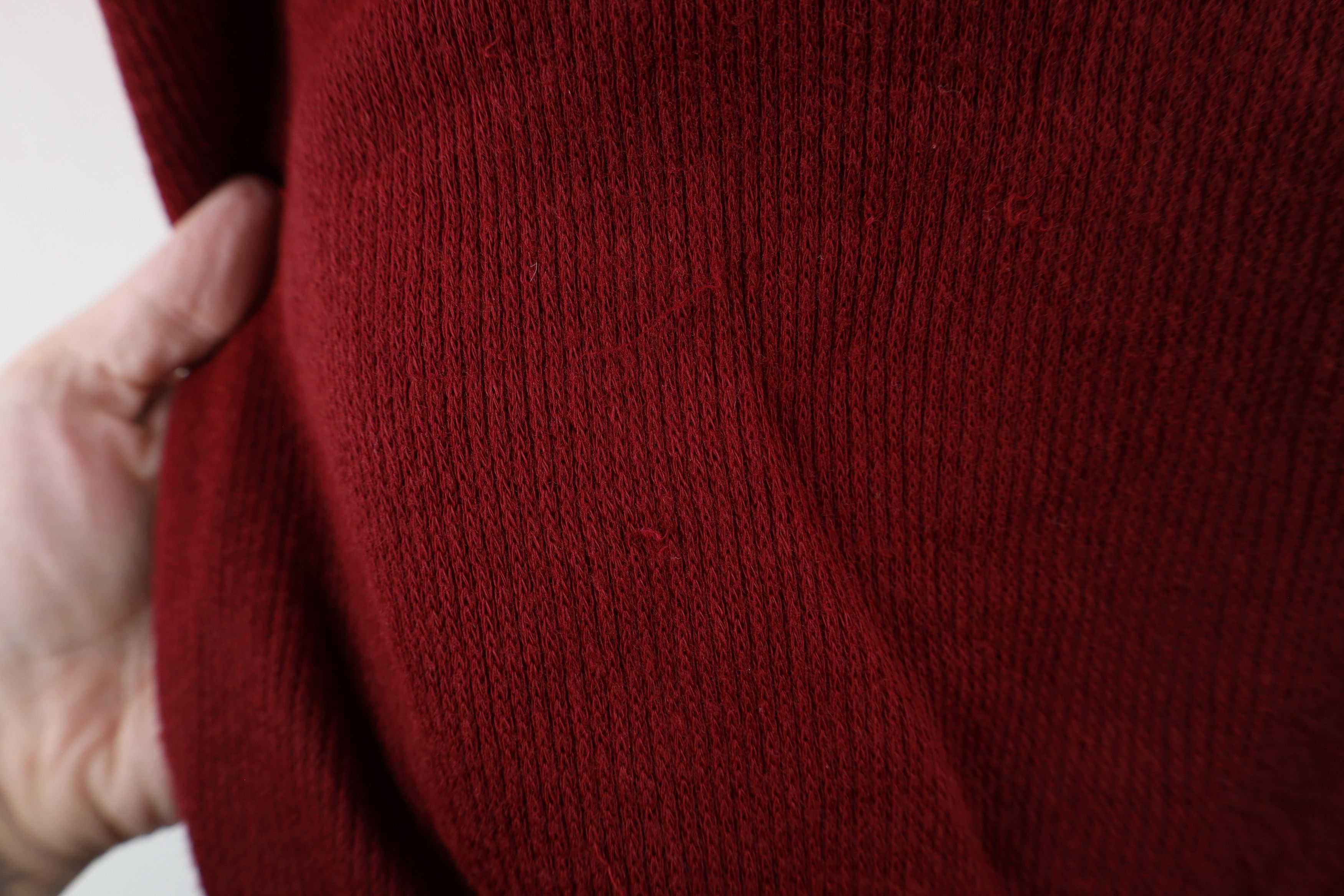 Vintage Vintage 60s 70s Streetwear Blank Ribbed Knit Sweatshirt USA Size XL / US 12-14 / IT 48-50 - 4 Thumbnail
