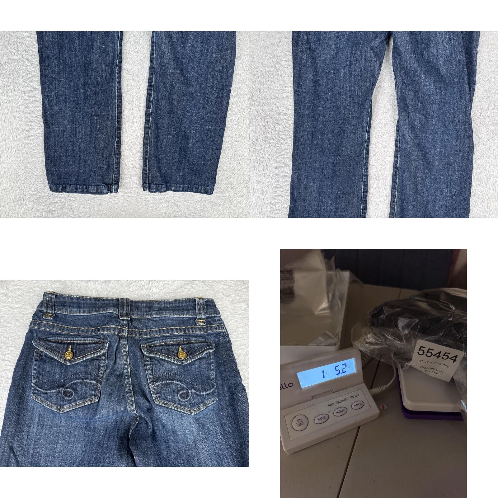 Lee LEE Jeans Slender Secret Straight Womens 8 Short Medium Wash Blue Stretch 28x28 Variety 5-Pocket Denim Regular Rise Mid 90s Womens Size 30" / US 8 / IT 44 - 10 Thumbnail
