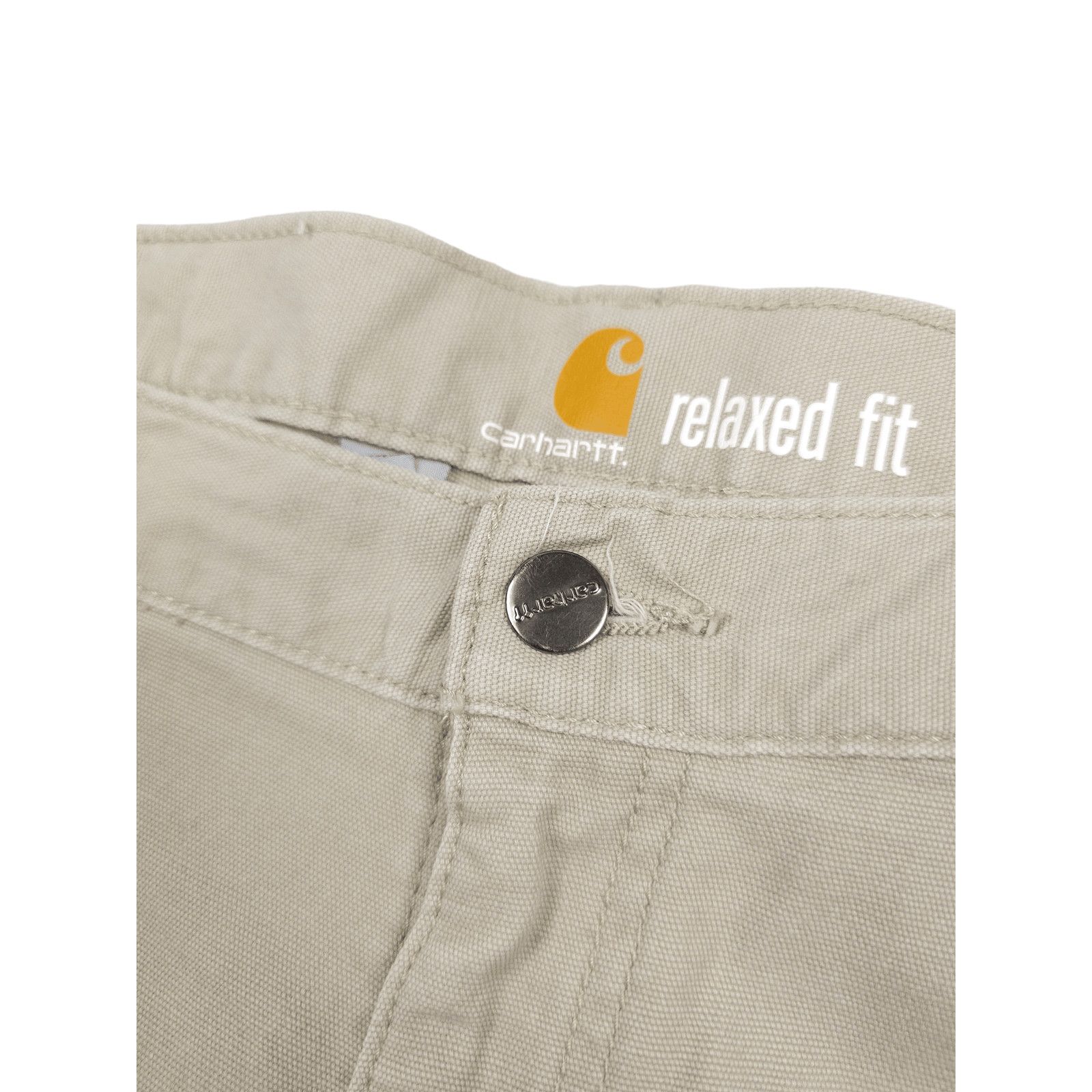 Carhartt × Vintage 💎 Y2K Carhartt Relaxed Fit Canvas Shorts Size 38 Beige XXL Size US 38 / EU 54 - 4 Thumbnail