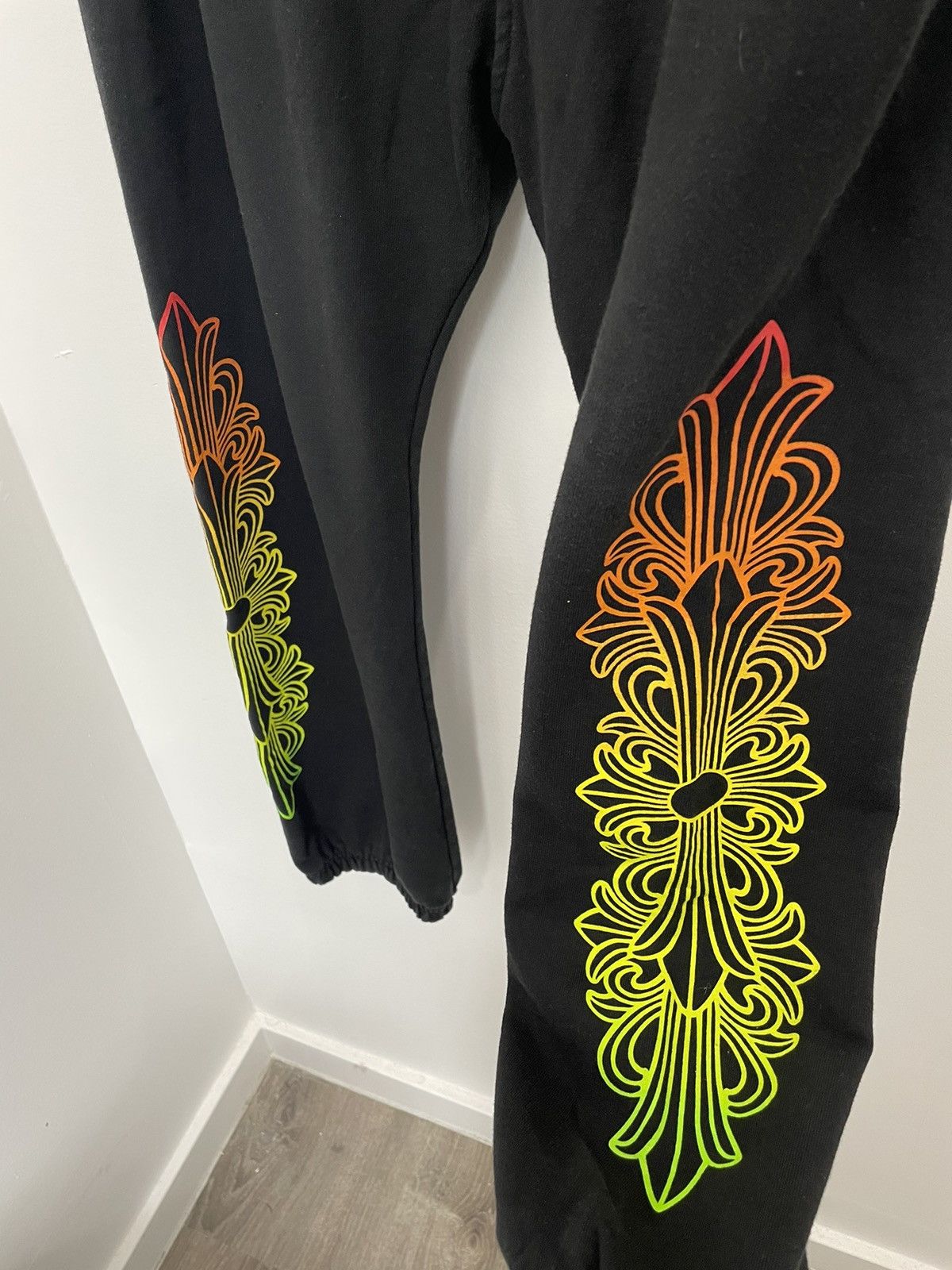 Chrome Hearts Chrome Hearts Black Gradient Sweatpants Size US 33 - 4 Thumbnail