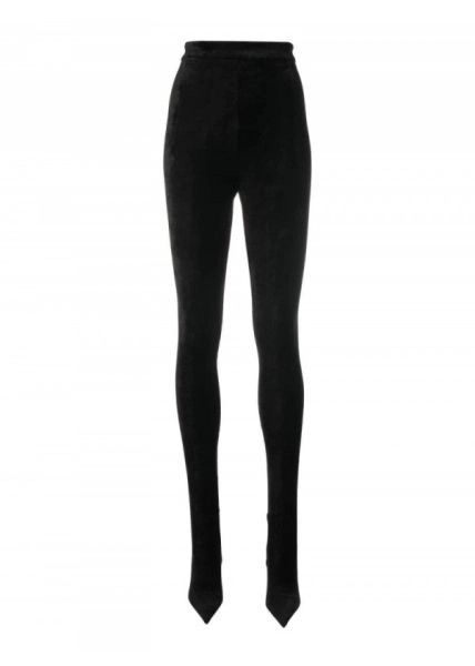 Balenciaga o1bcso1str1124 Knife Pantaleggings in Black Size 26" / US 2 / IT 38 - 1 Thumbnail