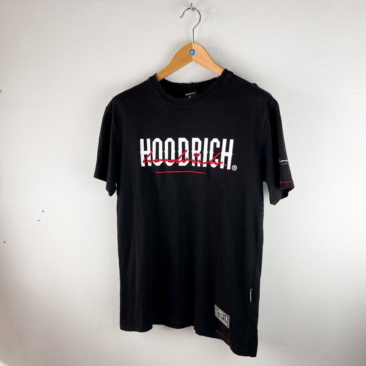 Vintage HOODRICH Black Short Sleeve T Shirt M Size US M / EU 48-50 / 2 - 2 Thumbnail