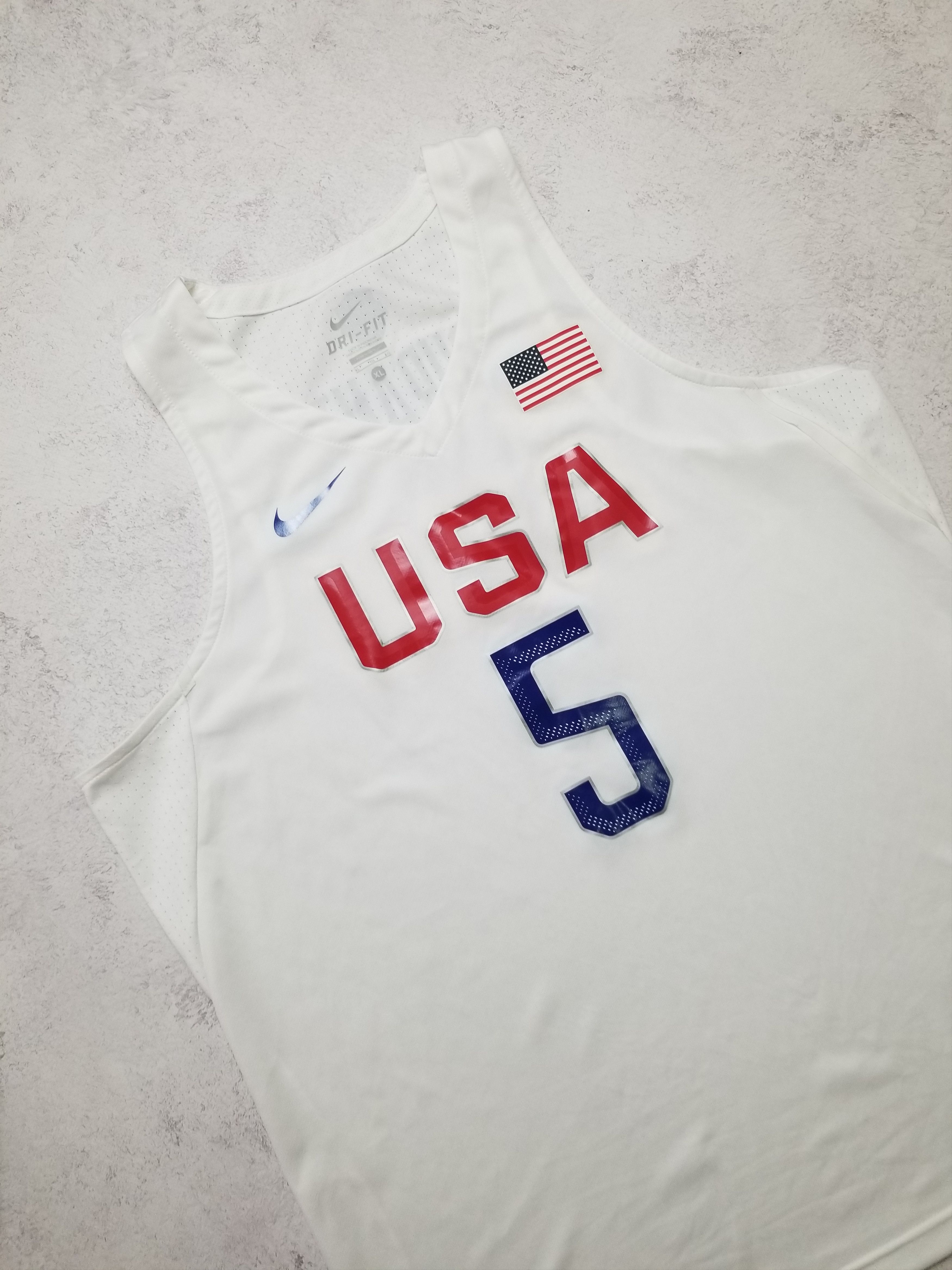 Nike Rare USA Olympic Kevin Durant Nike Jersey Size US XL / EU 56 / 4 - 12 Thumbnail