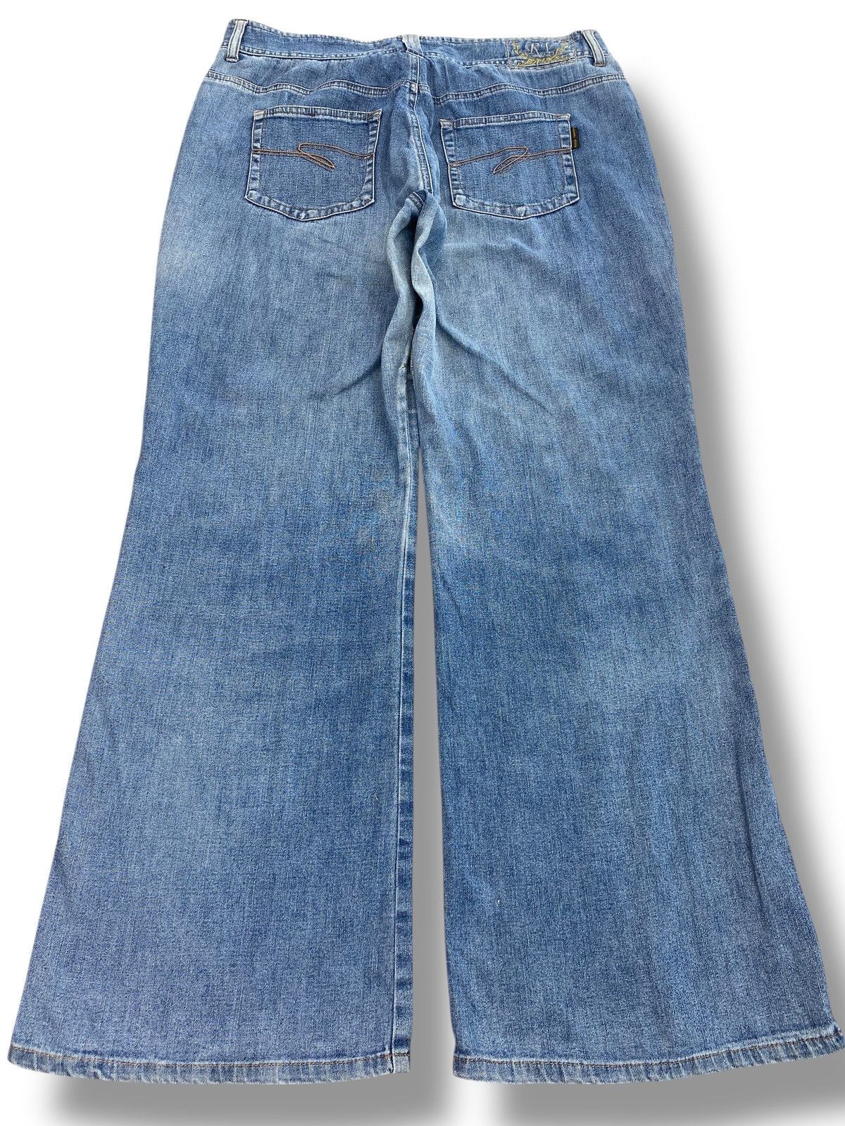 Japanese Brand Japanese Brand Blue Wash Arrow Line Style Jeans Size US 33 - 3 Thumbnail