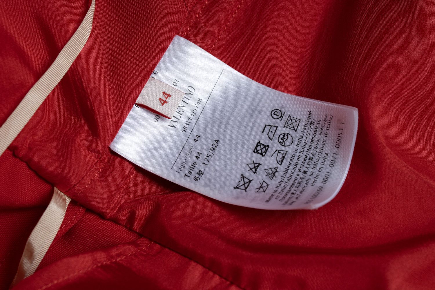 Valentino Valentino Garavani, sleeveless jumpsuit in red Size 30" / US 8 / IT 44 - 6 Thumbnail