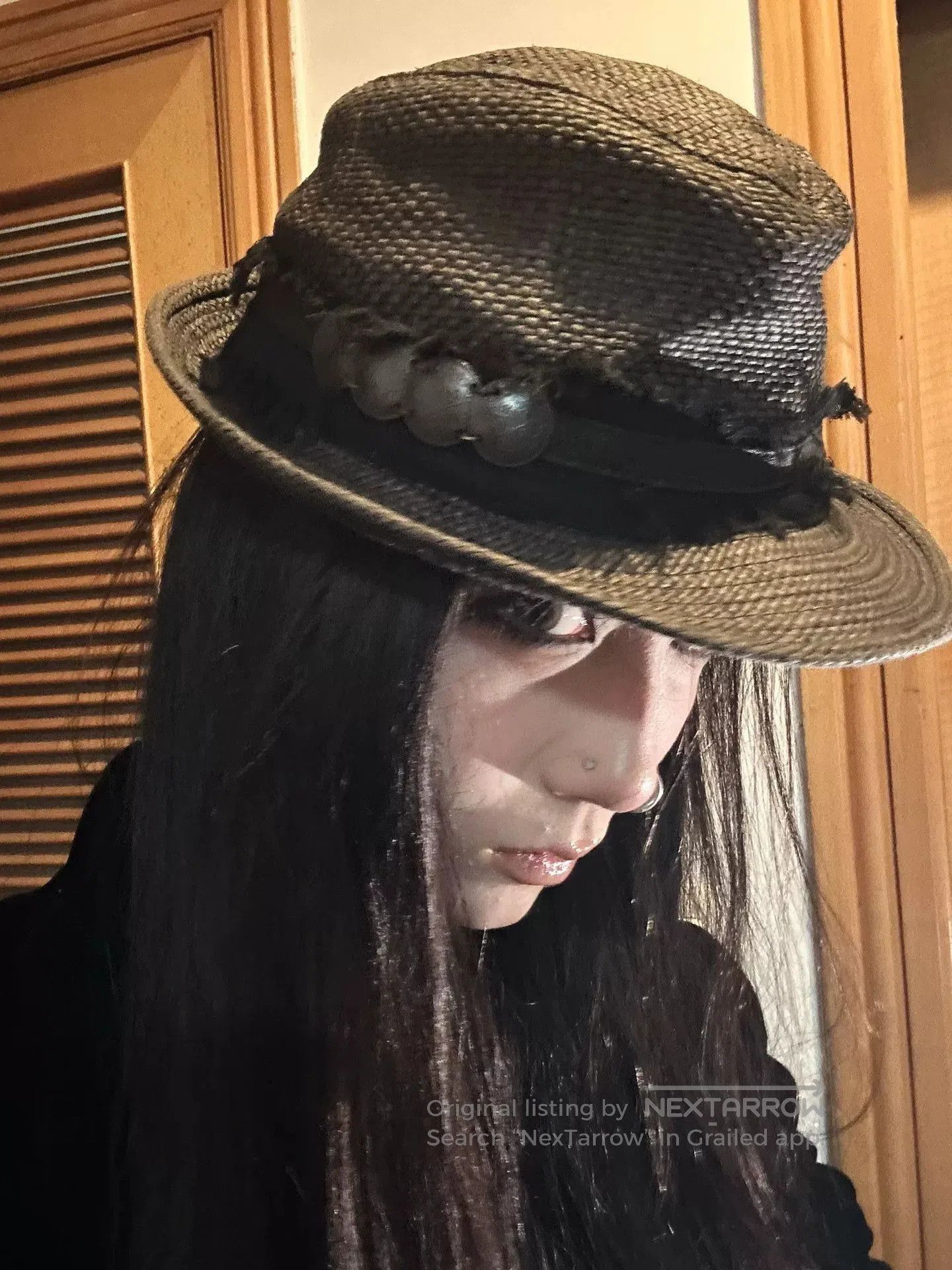14th Addiction Woven Feather Mini Hat for Women. Size ONE SIZE - 4 Thumbnail