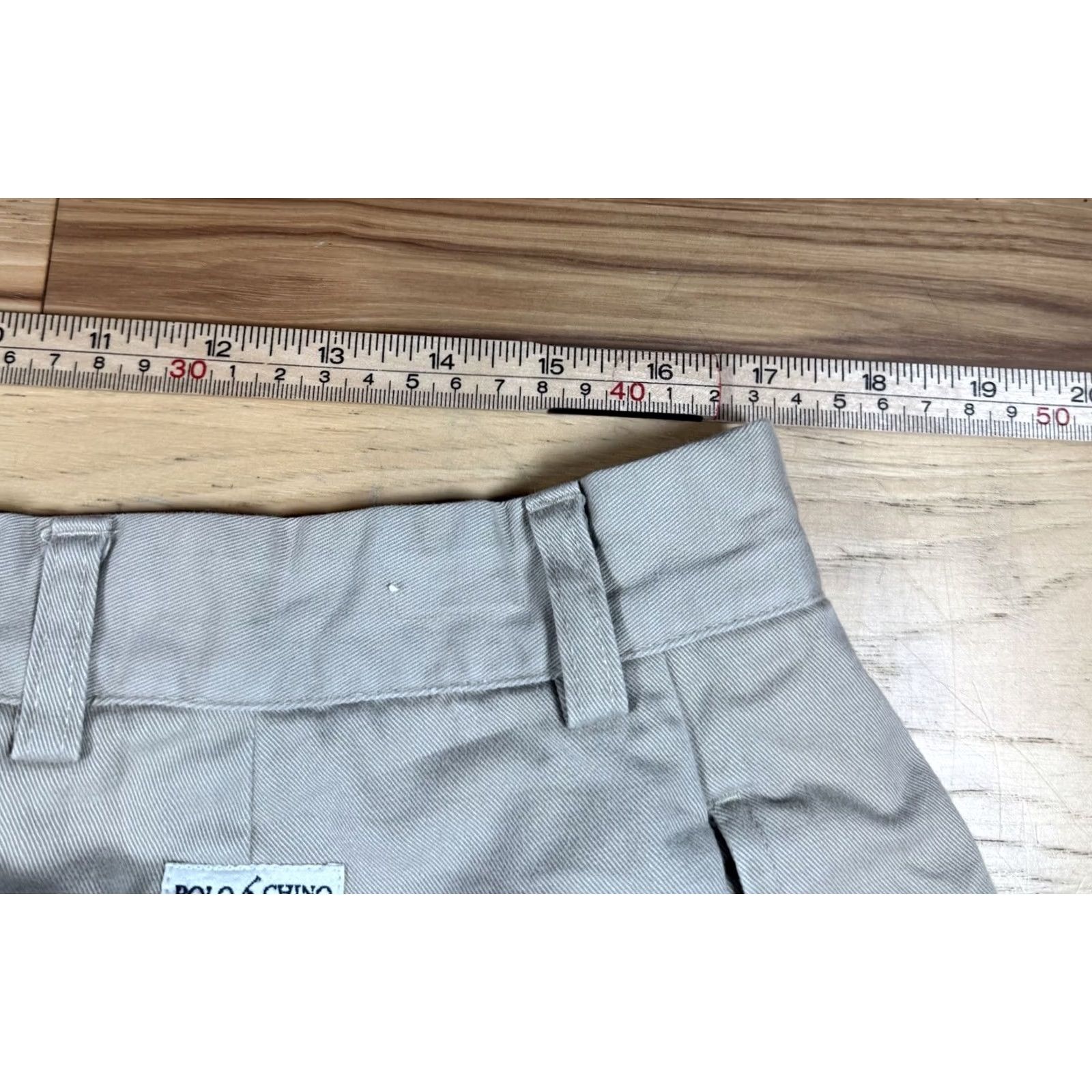 Polo Ralph Lauren VINTAGE Polo Ralph Lauren Pants Chino Cuffed Mens 34 Beige 32 Inseam 34x32 Khaki Pleated Size US S / EU 44-46 / 1 - 7 Thumbnail