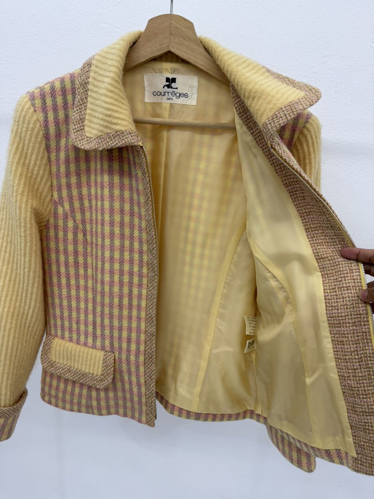 Vintage Courreges Jacket - Etsy Vintage Rare COURREGES Wool Blend 