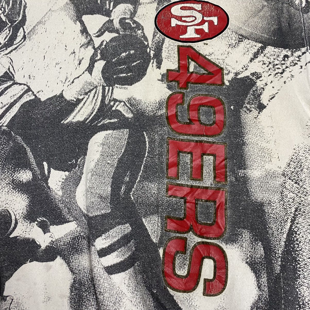 NFL × Vintage Vintage 90s SF 49ers over print sweat Size US M / EU 48-50 / 2 - 8 Thumbnail