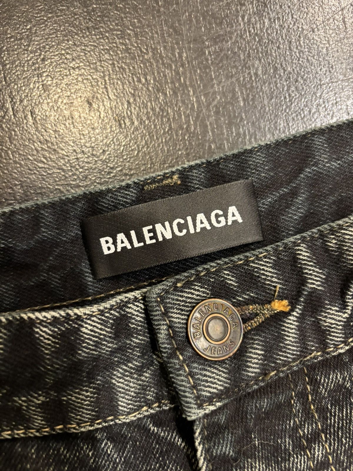 Balenciaga Balenciaga Cargo Denim Jeans Size US 31 - 3 Thumbnail