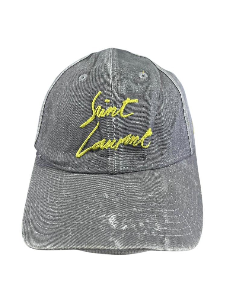 Yves Saint Laurent Saint Laurent X New Era Logo Jeans Cap Size ONE SIZE - 1 Thumbnail