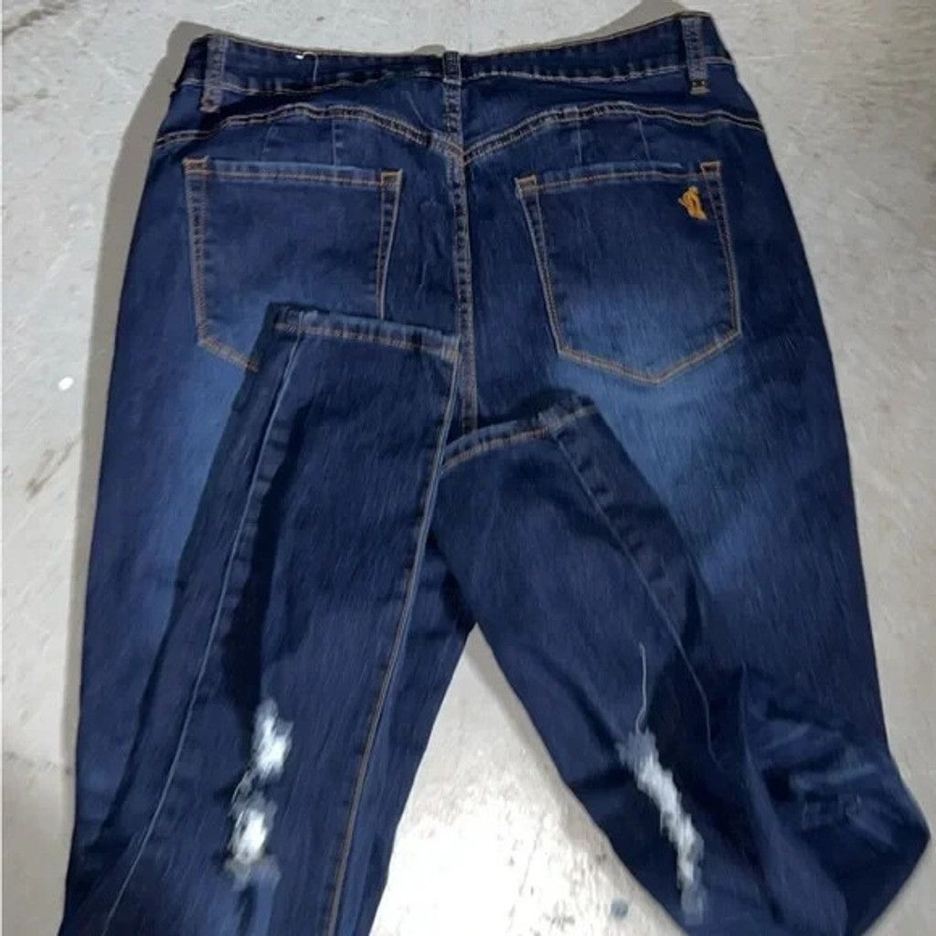 Pit Viper vip jeans women VIP Women's Dark Blue Skinny Jeans sz 15/16 Size 38" / US 16 / IT 52 - 4 Thumbnail