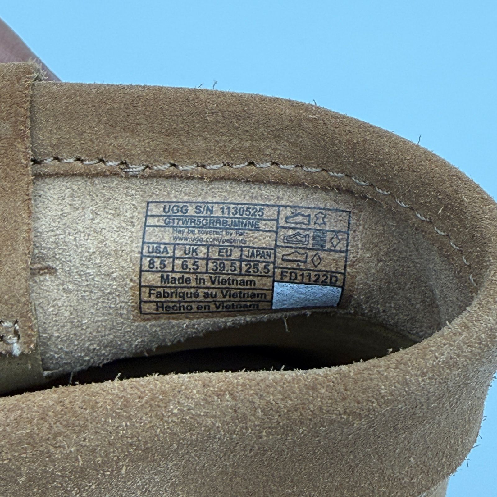 Ugg UGG Josefene Cuff Suede Ankle Boots Chestnut Size 8.5 NWB Size US 8.5 / IT 38.5 - 4 Thumbnail