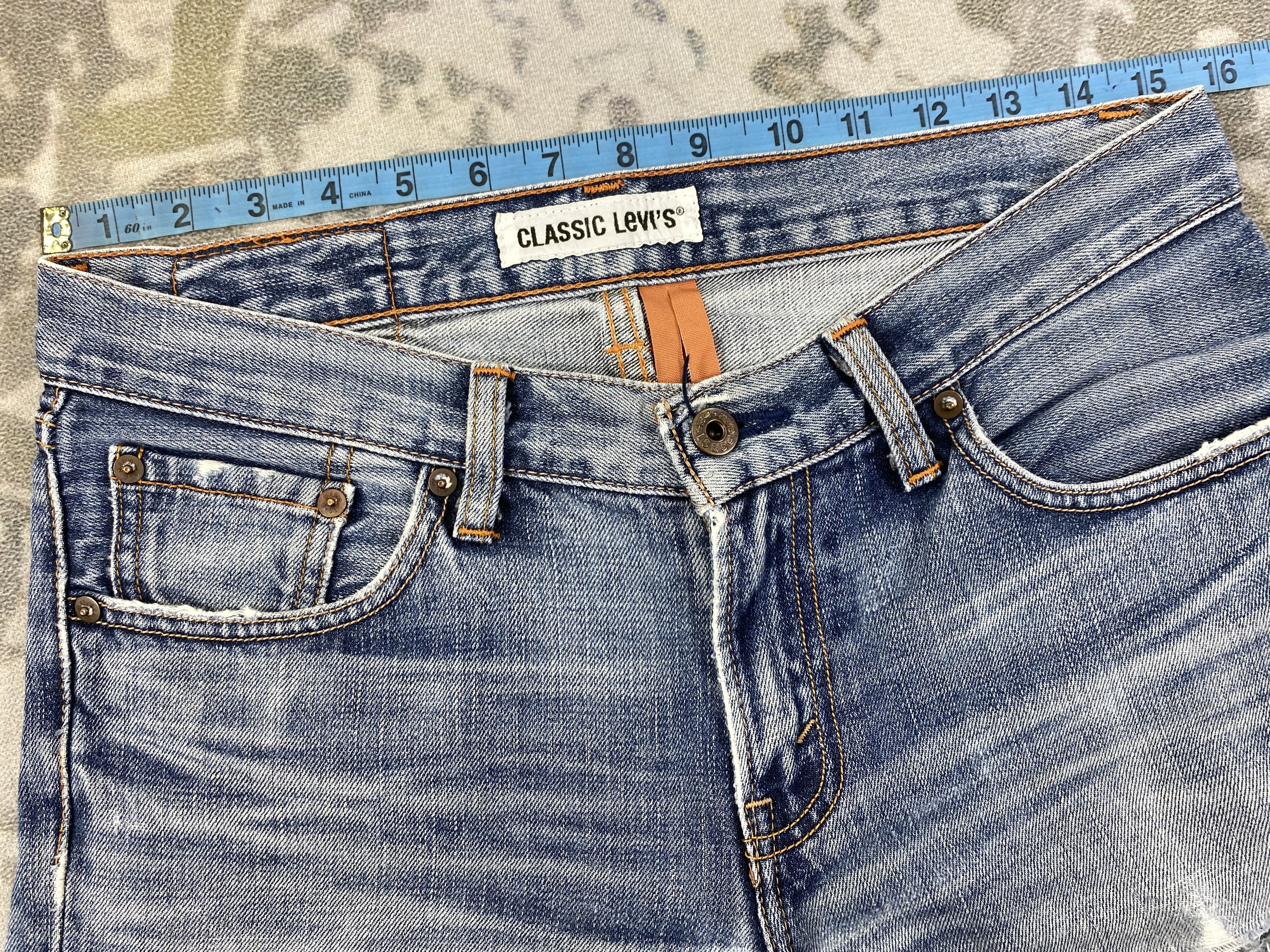 Levi's Distressed Blue Vintage Levi's 502 31x28 Denim -SJ192 Size US 31 - 3 Thumbnail