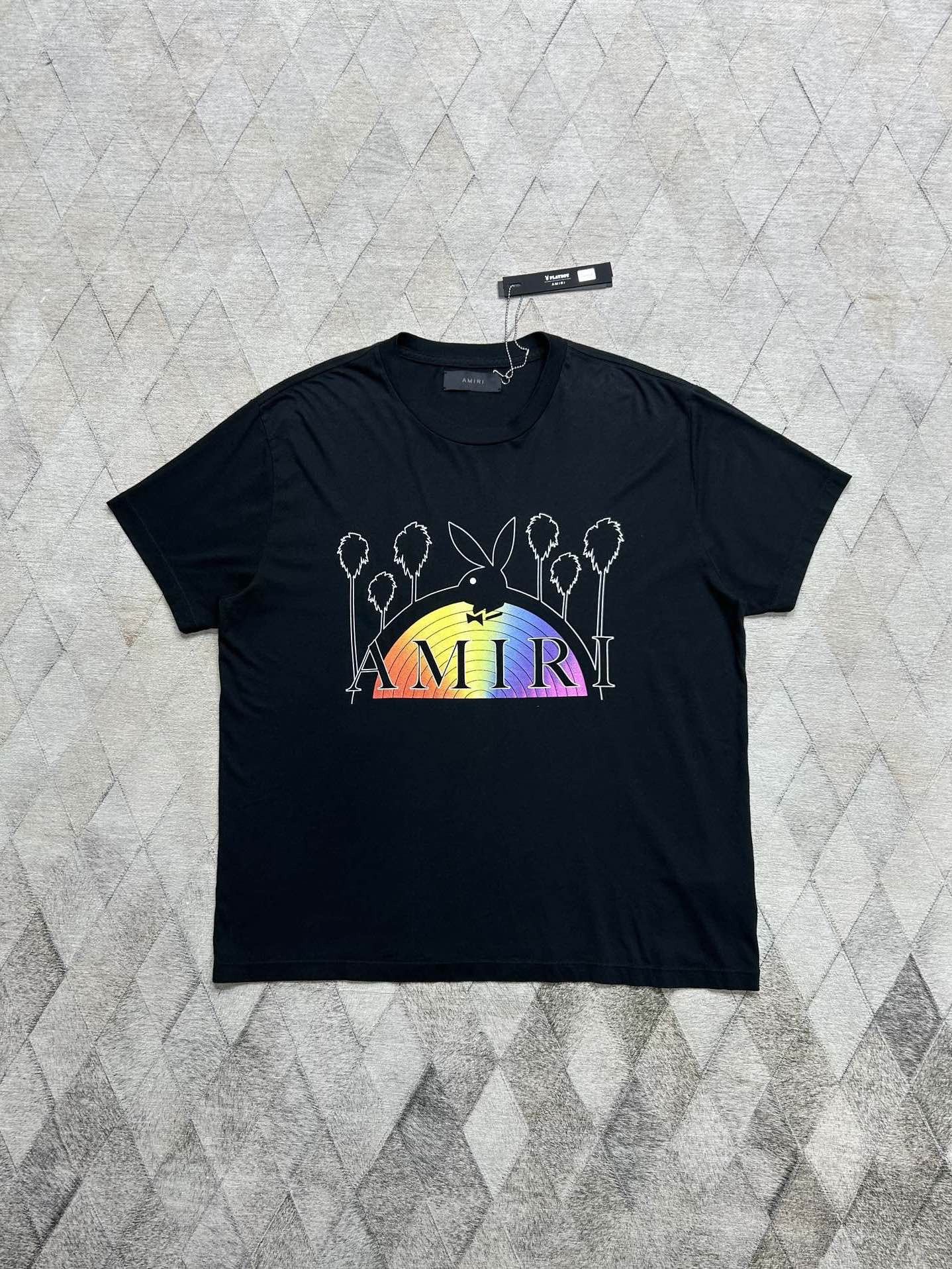 Amiri × Designer × Playboy Amiri Playboy Bunny Diamond Tee Shirt